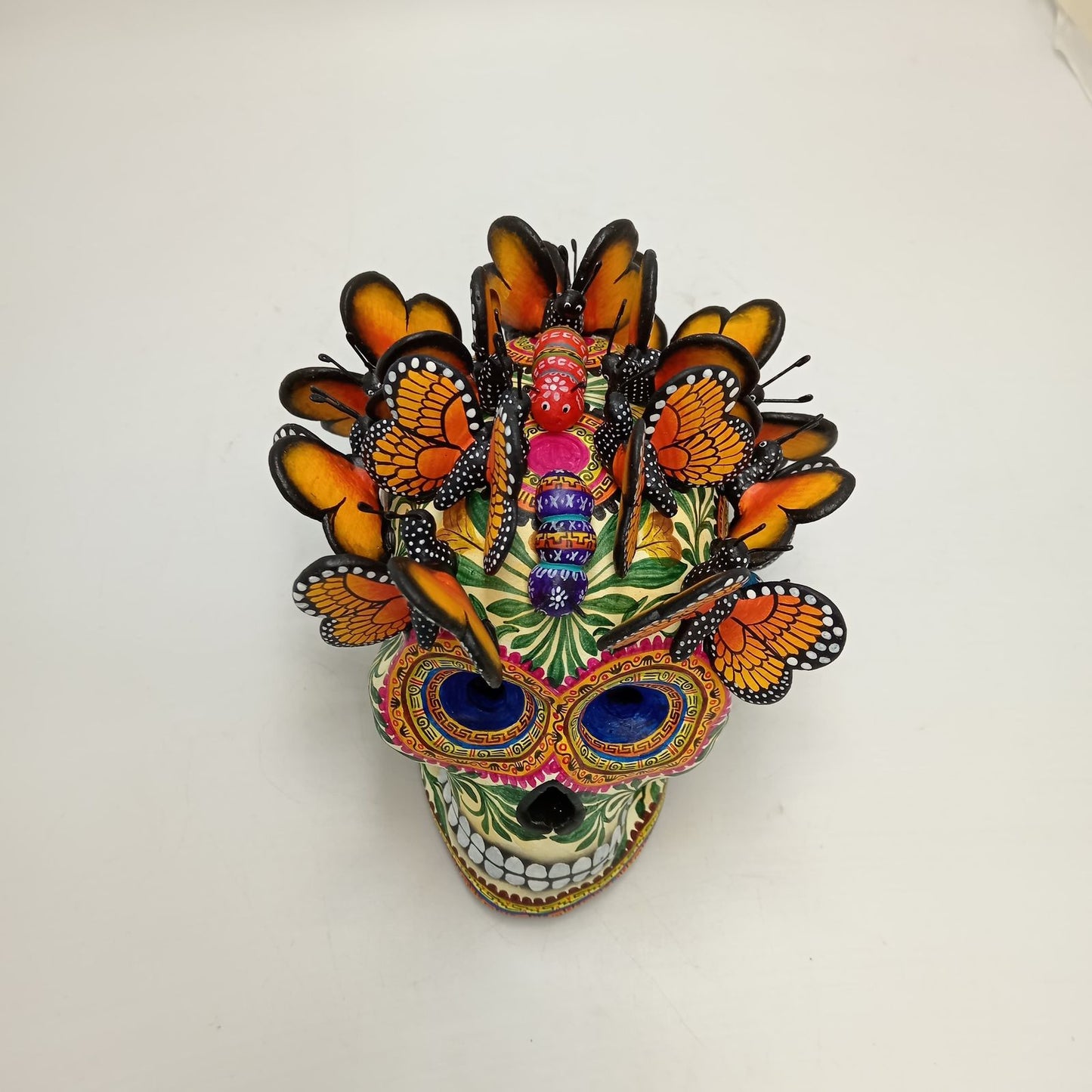 Skull Day Of the Dead Ceramics By Alfonso Castillo Hernandez PP8561