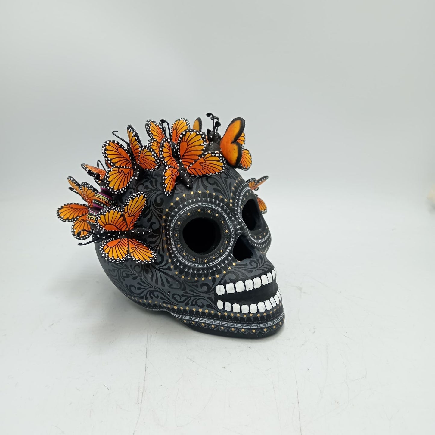 Skull Day Of the Dead Ceramics By Alfonso Castillo Hernandez PP8544