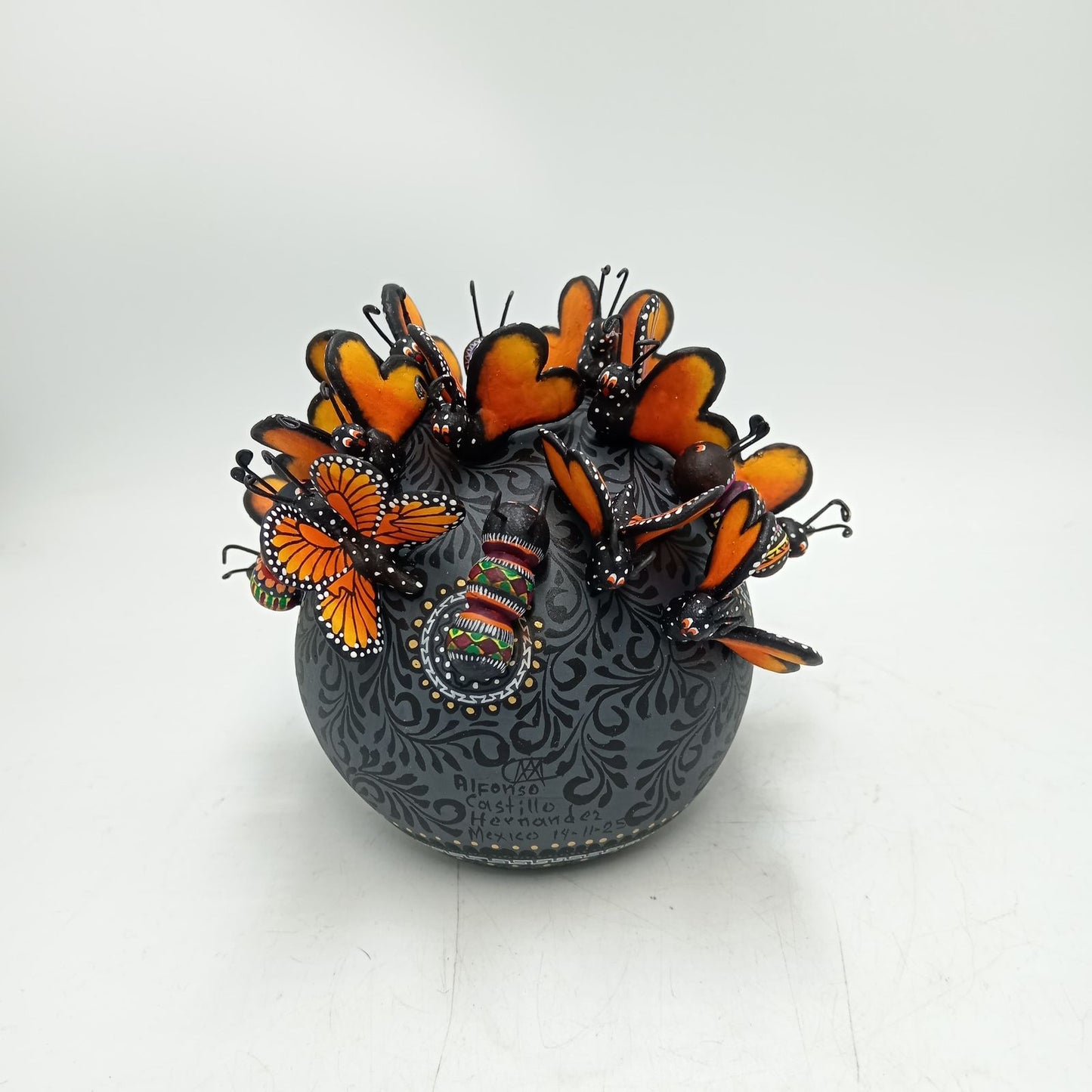 Skull Day Of the Dead Ceramics By Alfonso Castillo Hernandez PP8544