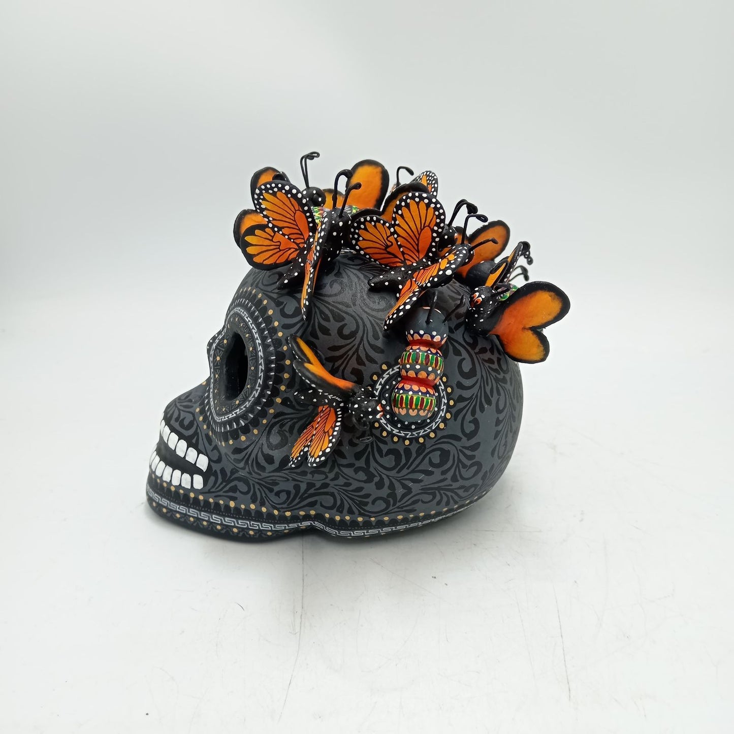 Skull Day Of the Dead Ceramics By Alfonso Castillo Hernandez PP8544