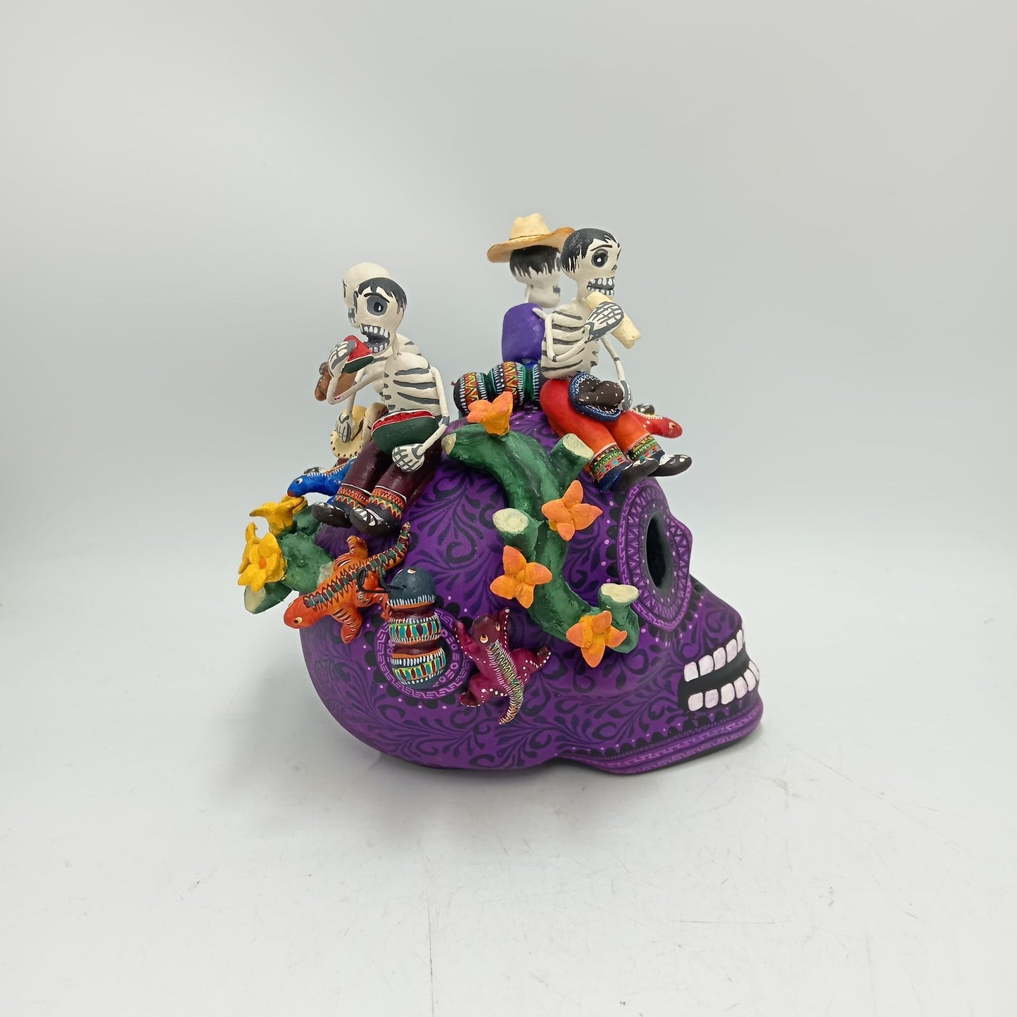 Skull Day Of the Dead Ceramics By Alfonso Castillo Hernandez PP8546