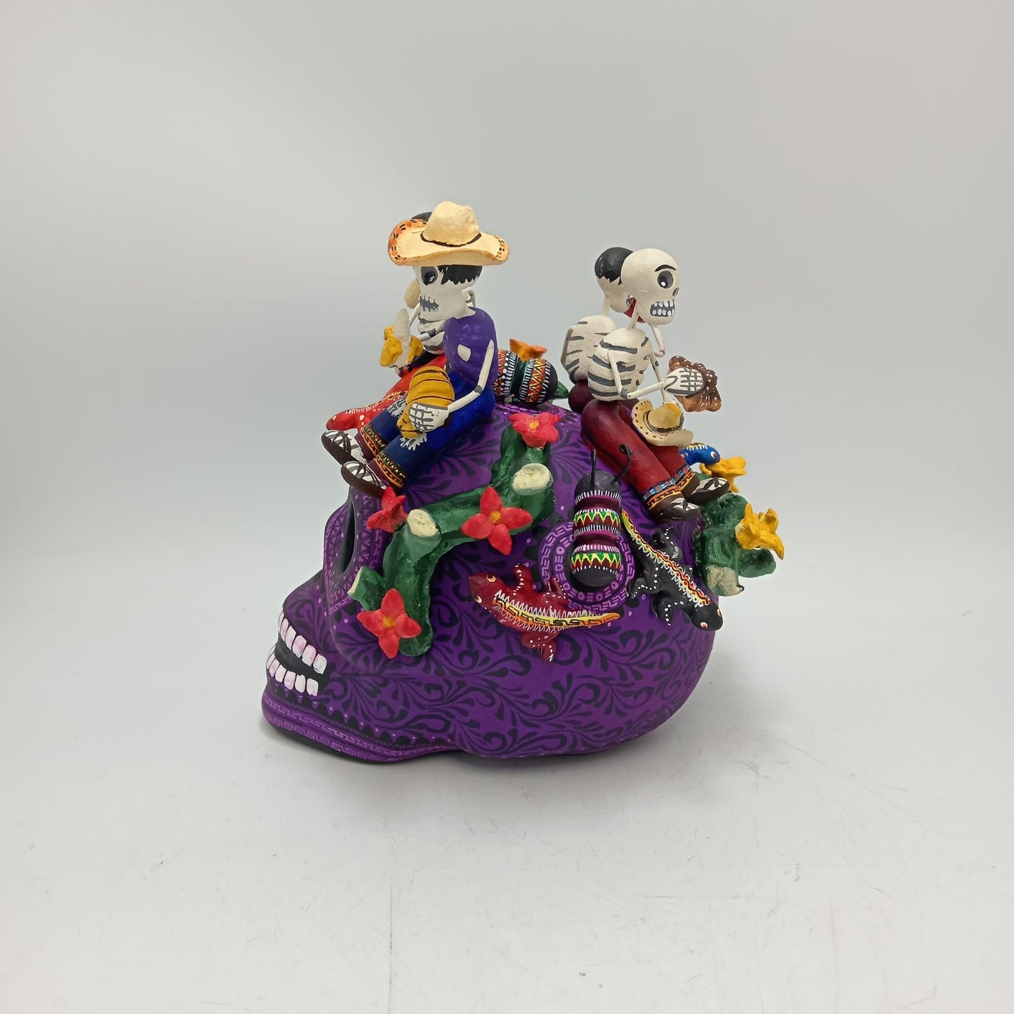 Skull Day Of the Dead Ceramics By Alfonso Castillo Hernandez PP8546