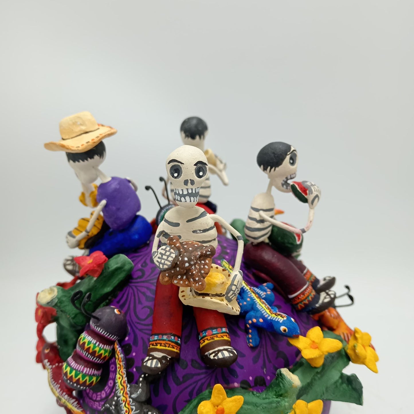 Skull Day Of the Dead Ceramics By Alfonso Castillo Hernandez PP8546