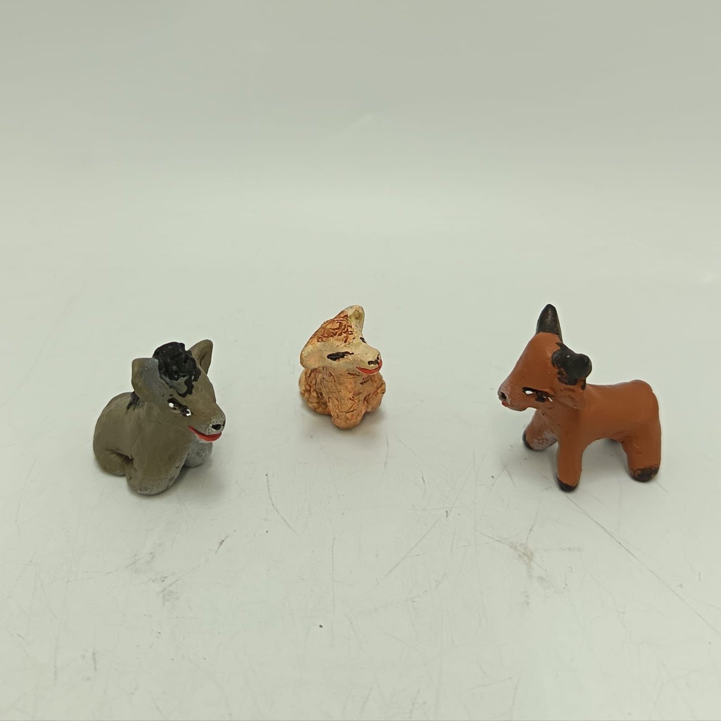 Extraordinary Hand made Painted Nativity Set By Demetrio Aguilar PP8867