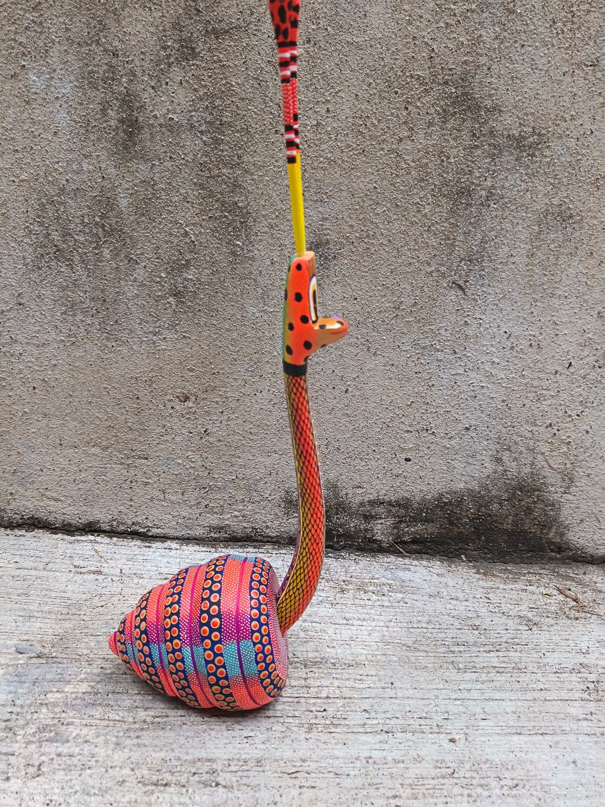 Mexican Oaxacan Wood Carving Snail By David Blas PP8946