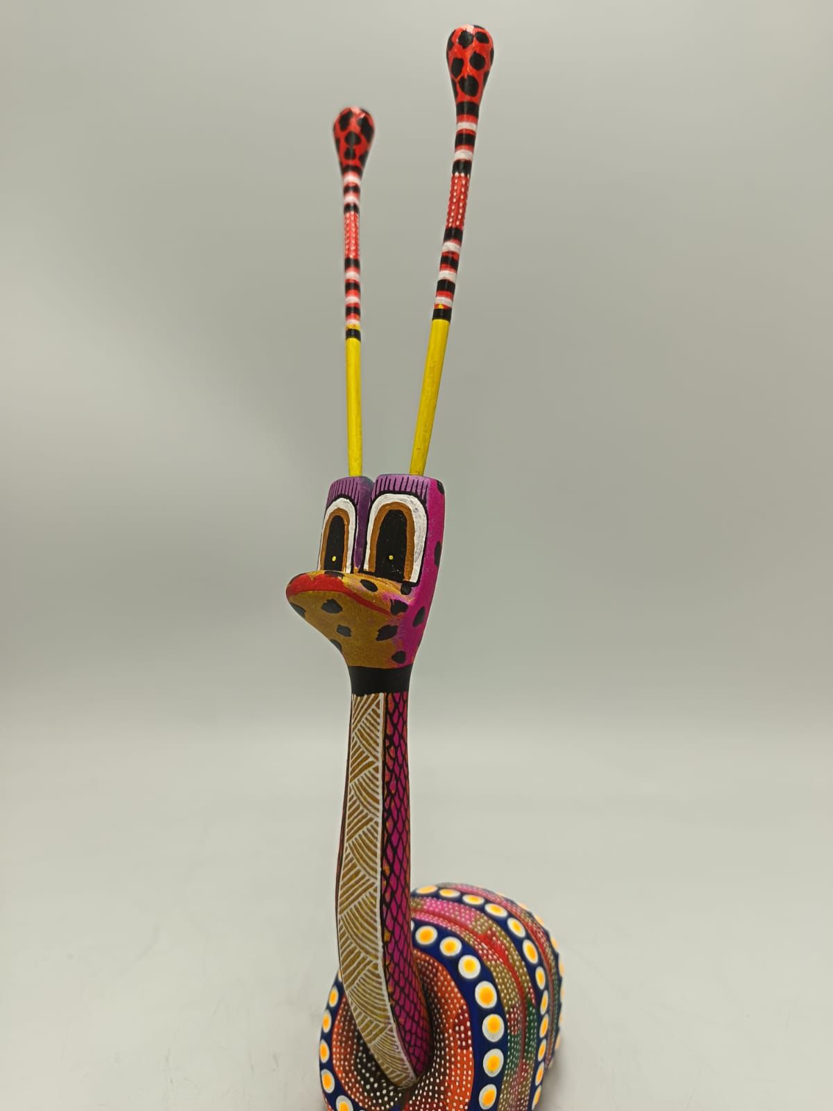 Mexican Oaxacan Wood Carving Snail By David Blas PP8948