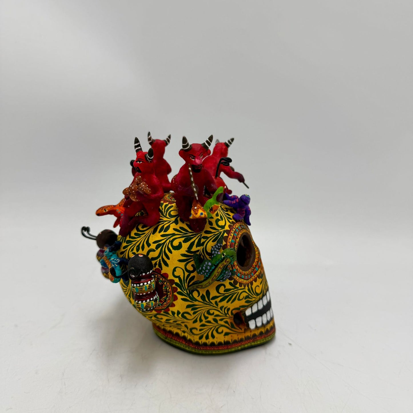 Day Of the Dead Ceramics Skull By Alfonso Castillo PP8989