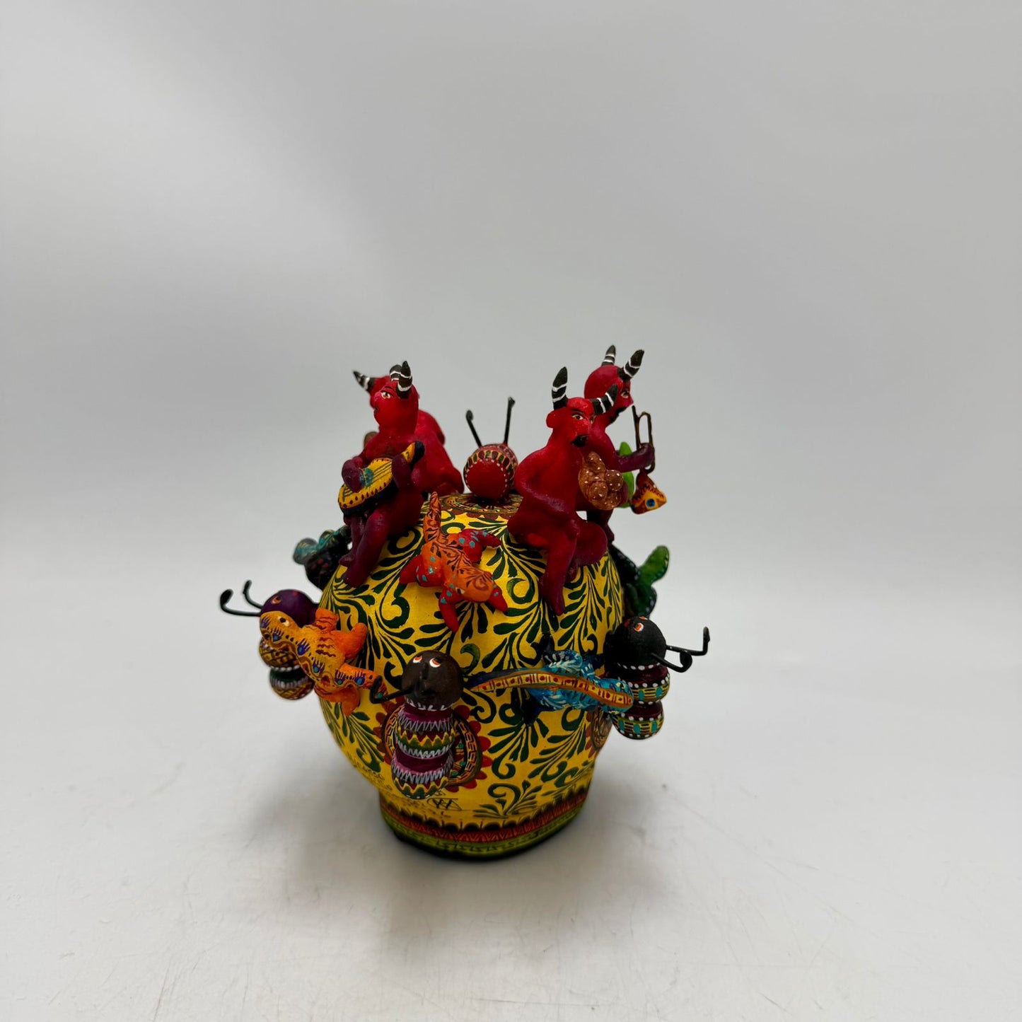 Day Of the Dead Ceramics Skull By Alfonso Castillo PP8989
