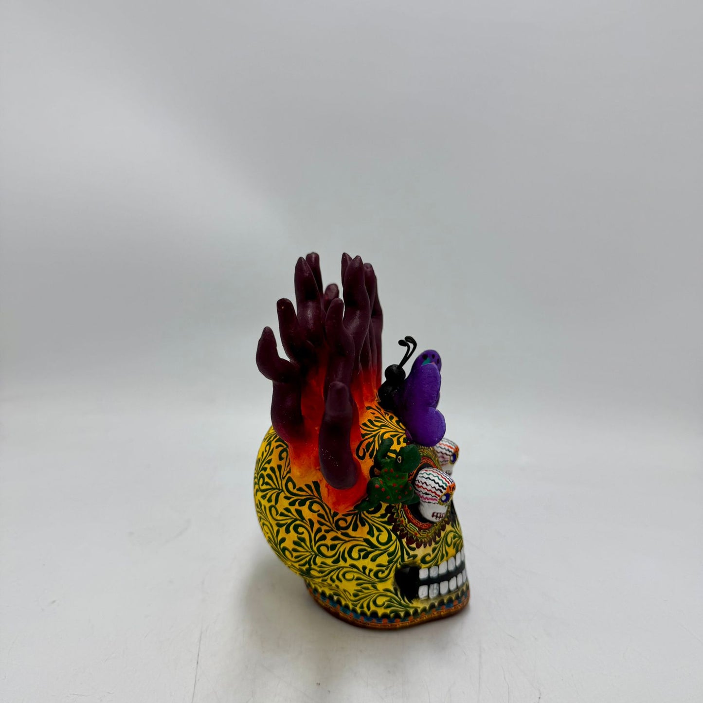 Day Of the Dead Ceramics Skull By Alfonso Castillo PP8992