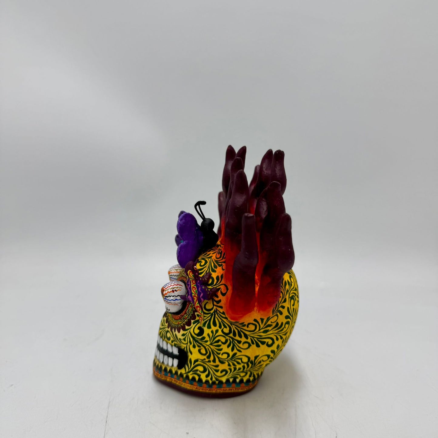 Day Of the Dead Ceramics Skull By Alfonso Castillo PP8992