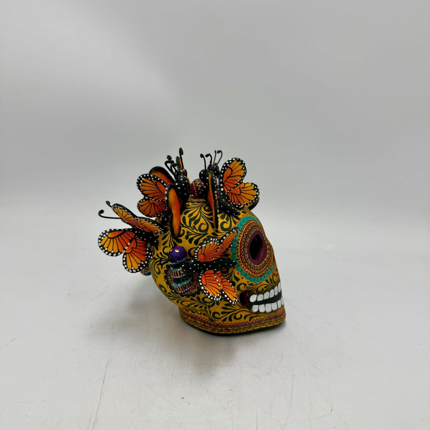 Day Of the Dead Ceramics Skull By Alfonso Castillo PP8996
