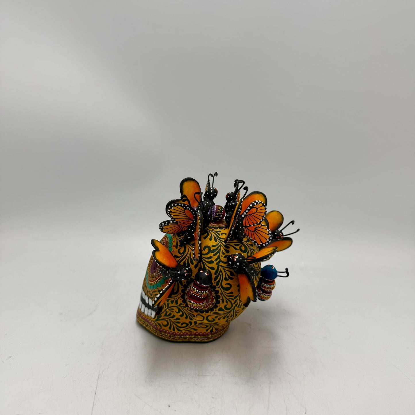 Day Of the Dead Ceramics Skull By Alfonso Castillo PP8996