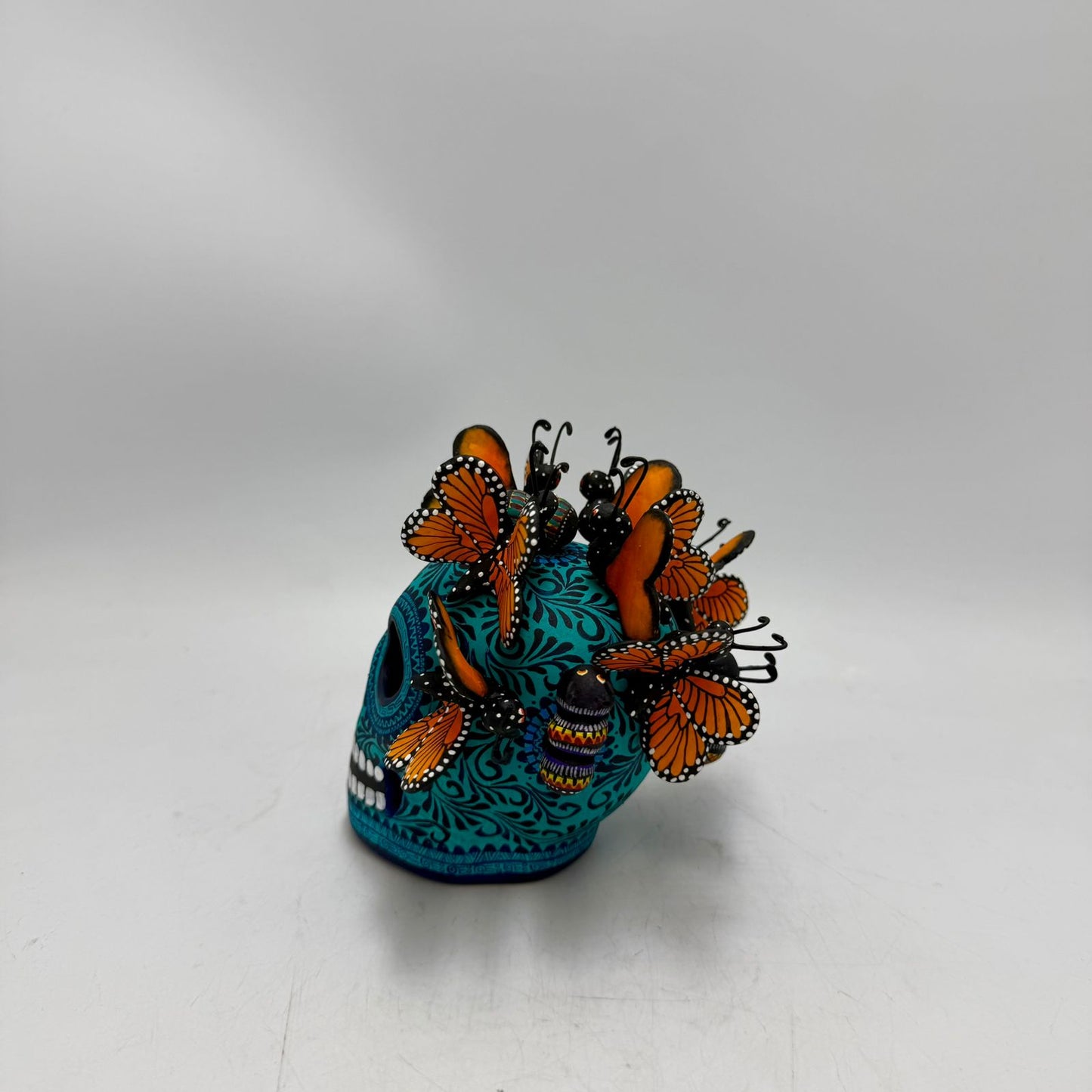 Day Of the Dead Ceramics Skull By Alfonso Castillo PP8997