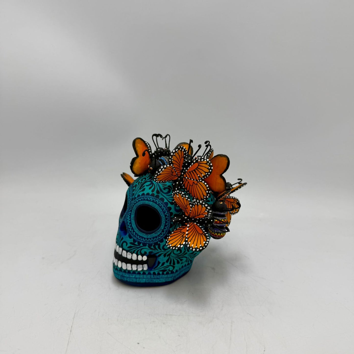 Day Of the Dead Ceramics Skull By Alfonso Castillo PP8997