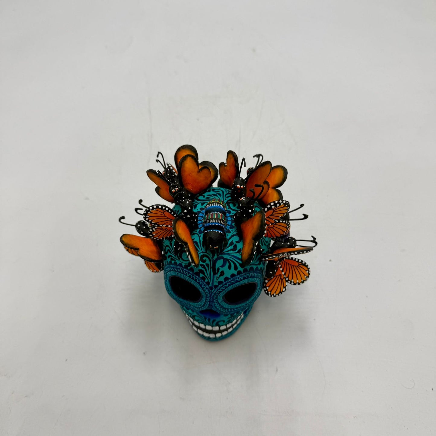 Day Of the Dead Ceramics Skull By Alfonso Castillo PP8997