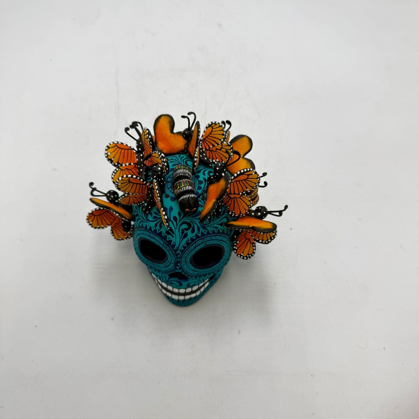 Day Of the Dead Ceramics Skull By Alfonso Castillo PP9000