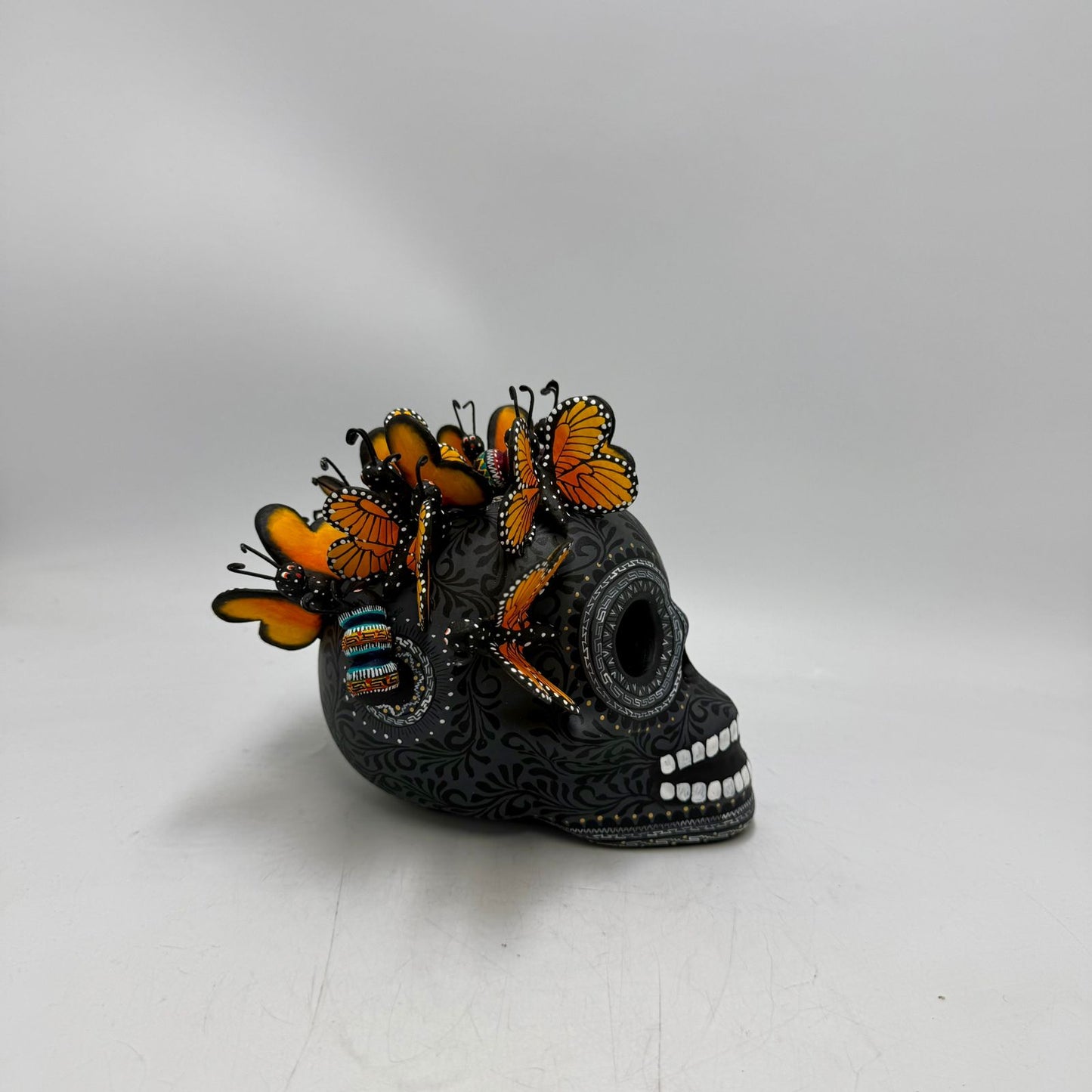 Day Of the Dead Ceramics Skull By Alfonso Castillo PP9003