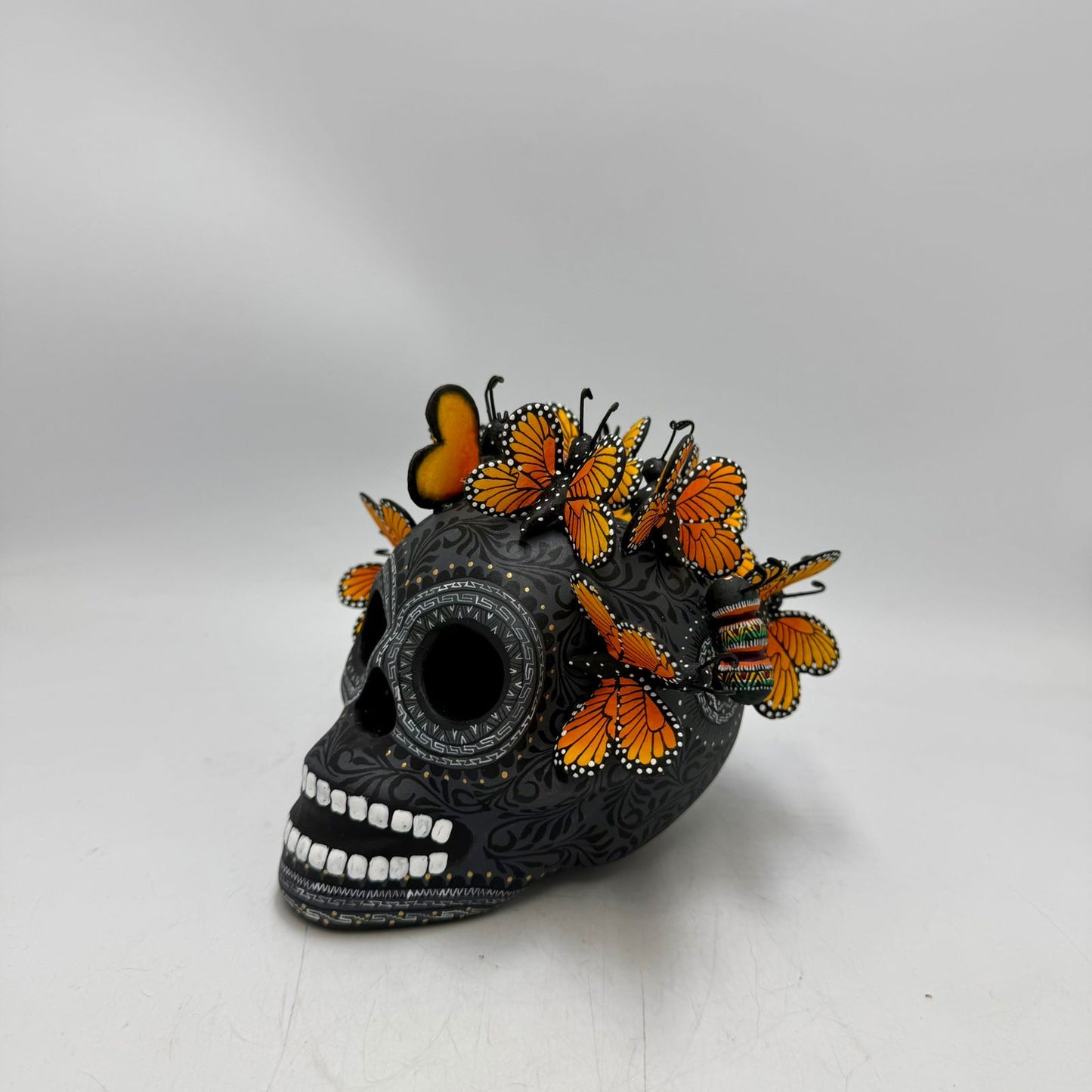 Day Of the Dead Ceramics Skull By Alfonso Castillo PP9003