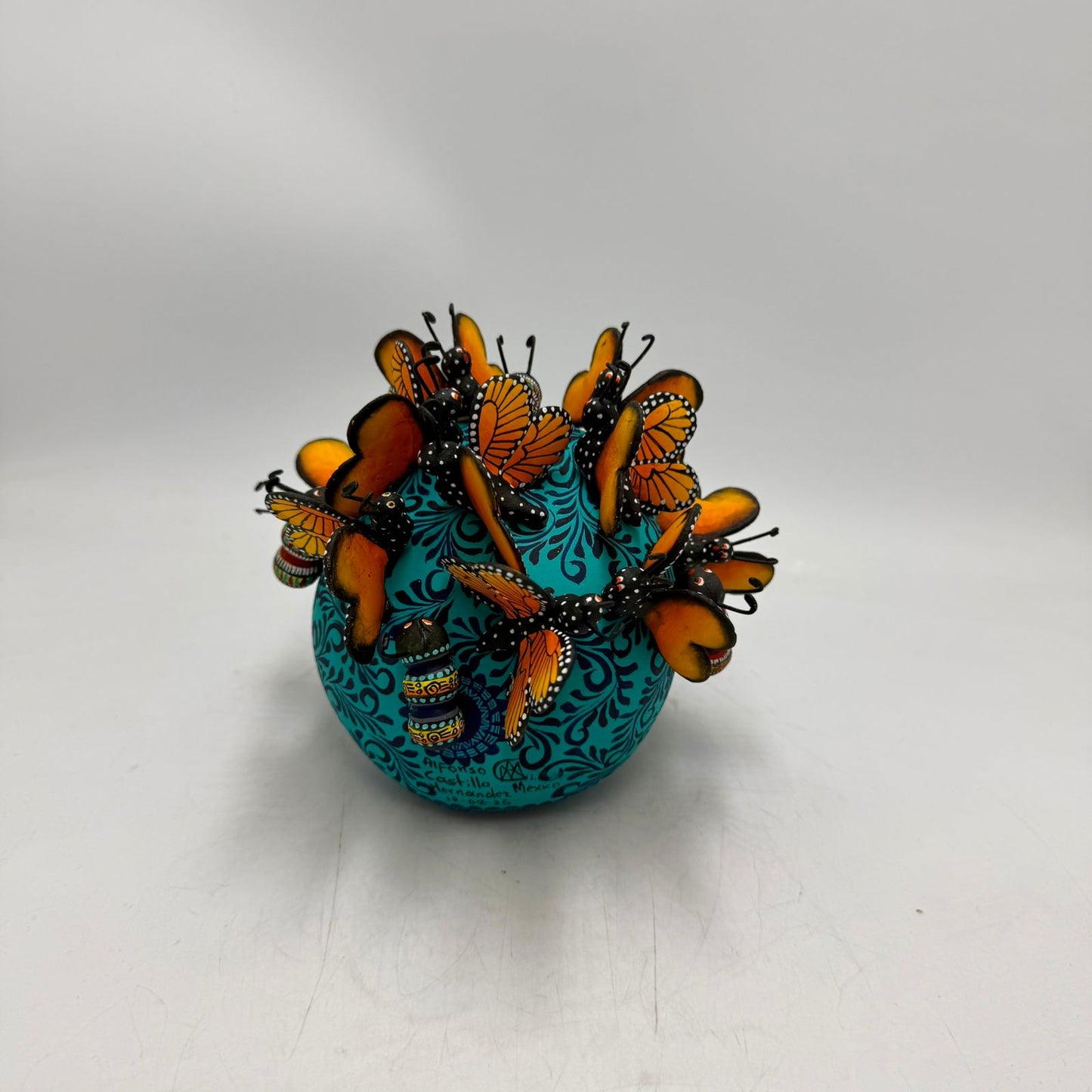 Day Of the Dead Ceramics Skull By Alfonso Castillo PP9004