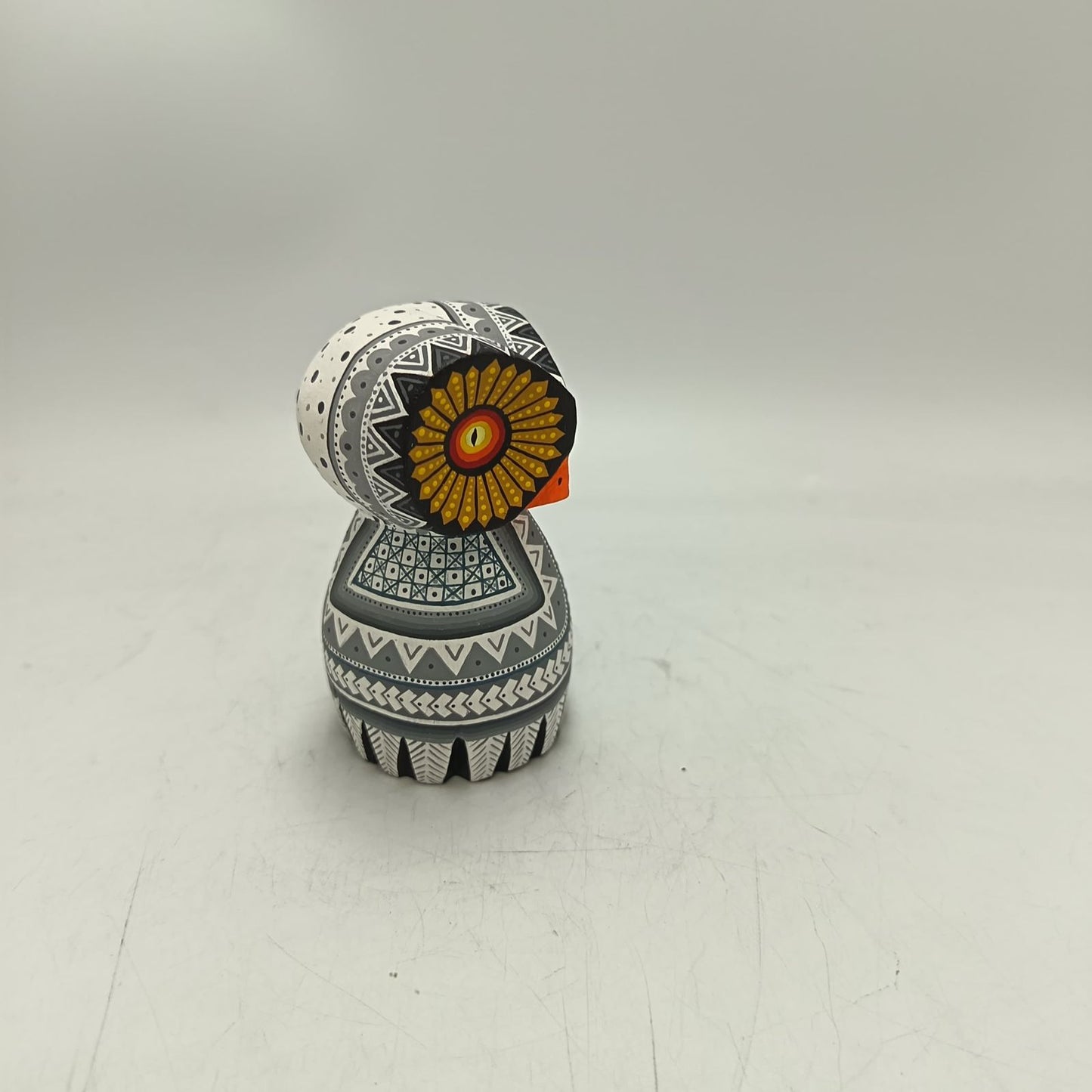 Mexican Oaxacan Wood Carving Owl By Julia Fuentes PP9009