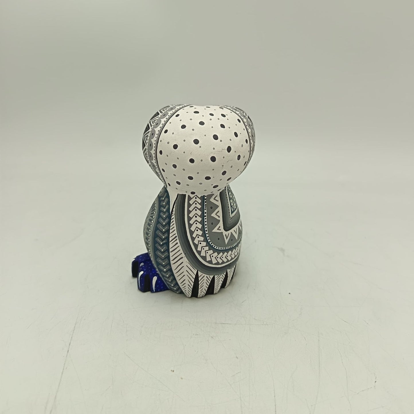 Mexican Oaxacan Wood Carving Owl By Julia Fuentes PP9009