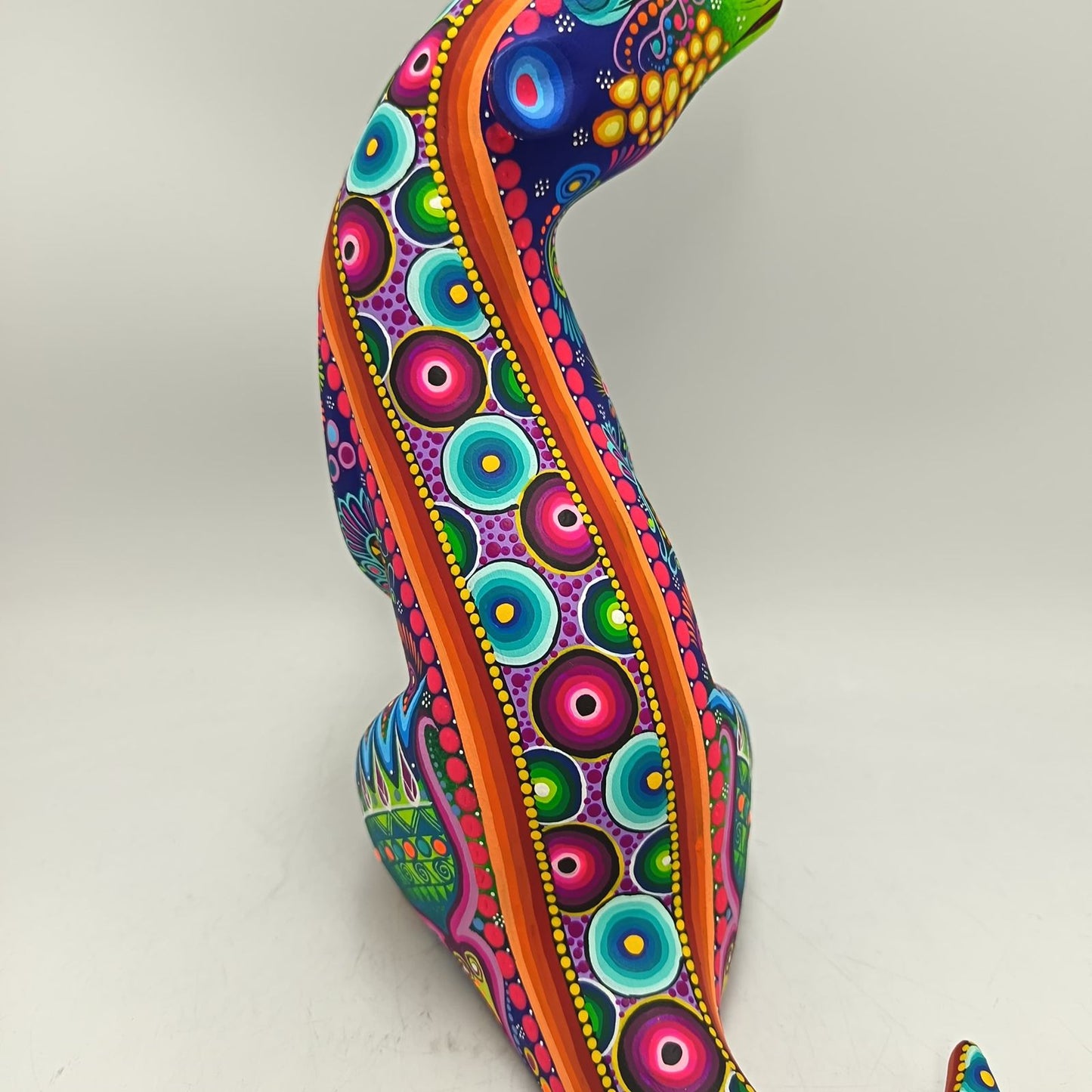 Oaxacan Wood Carving Hand Made Otter By Cesar Melchor Ojeda PP9122