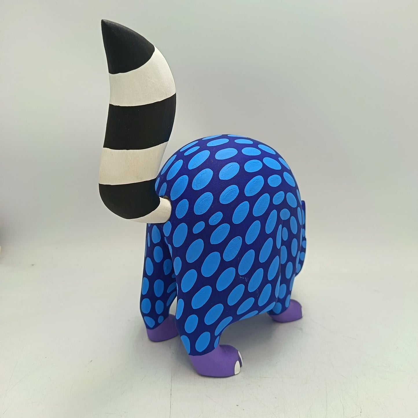 Oaxacan Wood Carving Hand Made, Cat By Armando Jimenez PP9151
