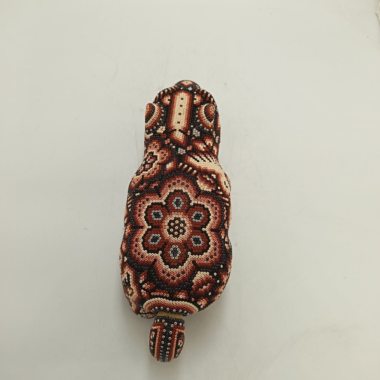 Mexican Huichol Hand Beaded Art, Capybara By Isandro Villa Lopez PP9242