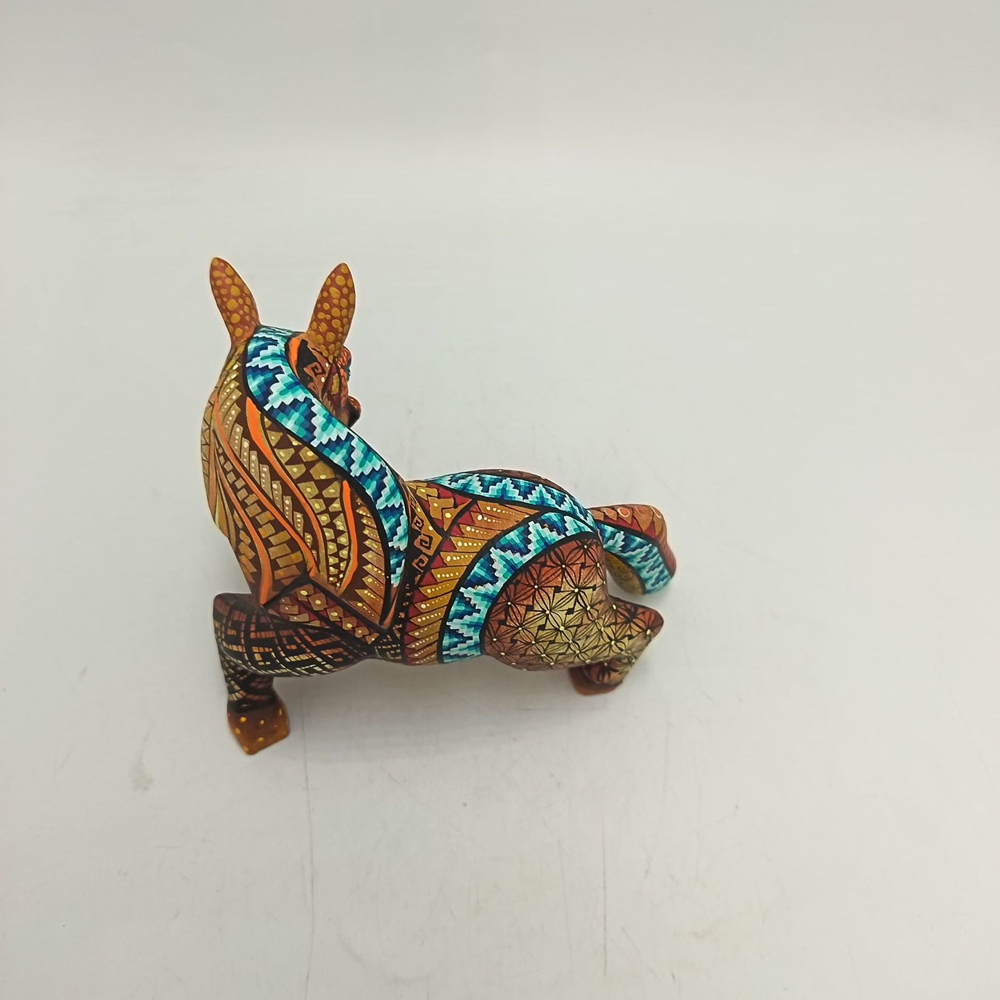 Mexican Oaxacan Wood Carving Horse By Ivan Fuentes PP9355