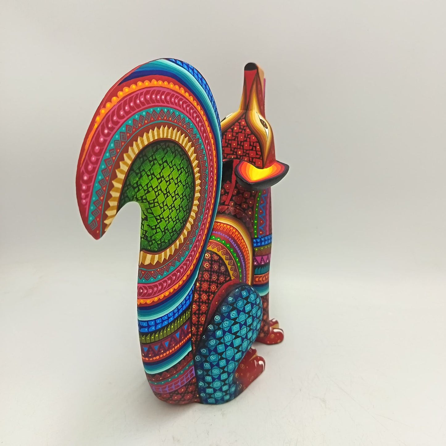 Mexican Oaxacan Wood Carving Coyote Ivan Fuentes PP9361