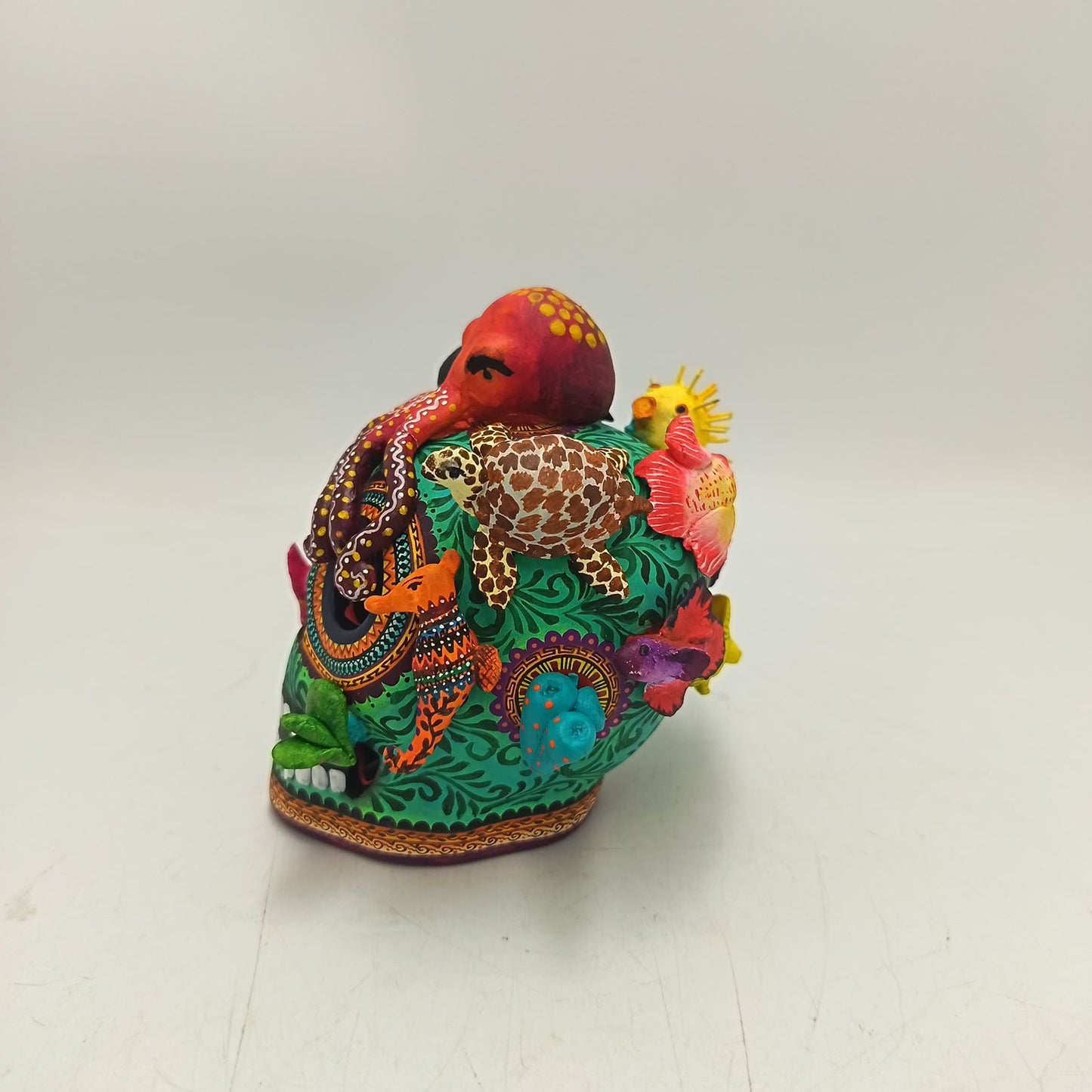 Day Of the Dead Ceramics Ocean Skull By Alfonso Castillo PP9362