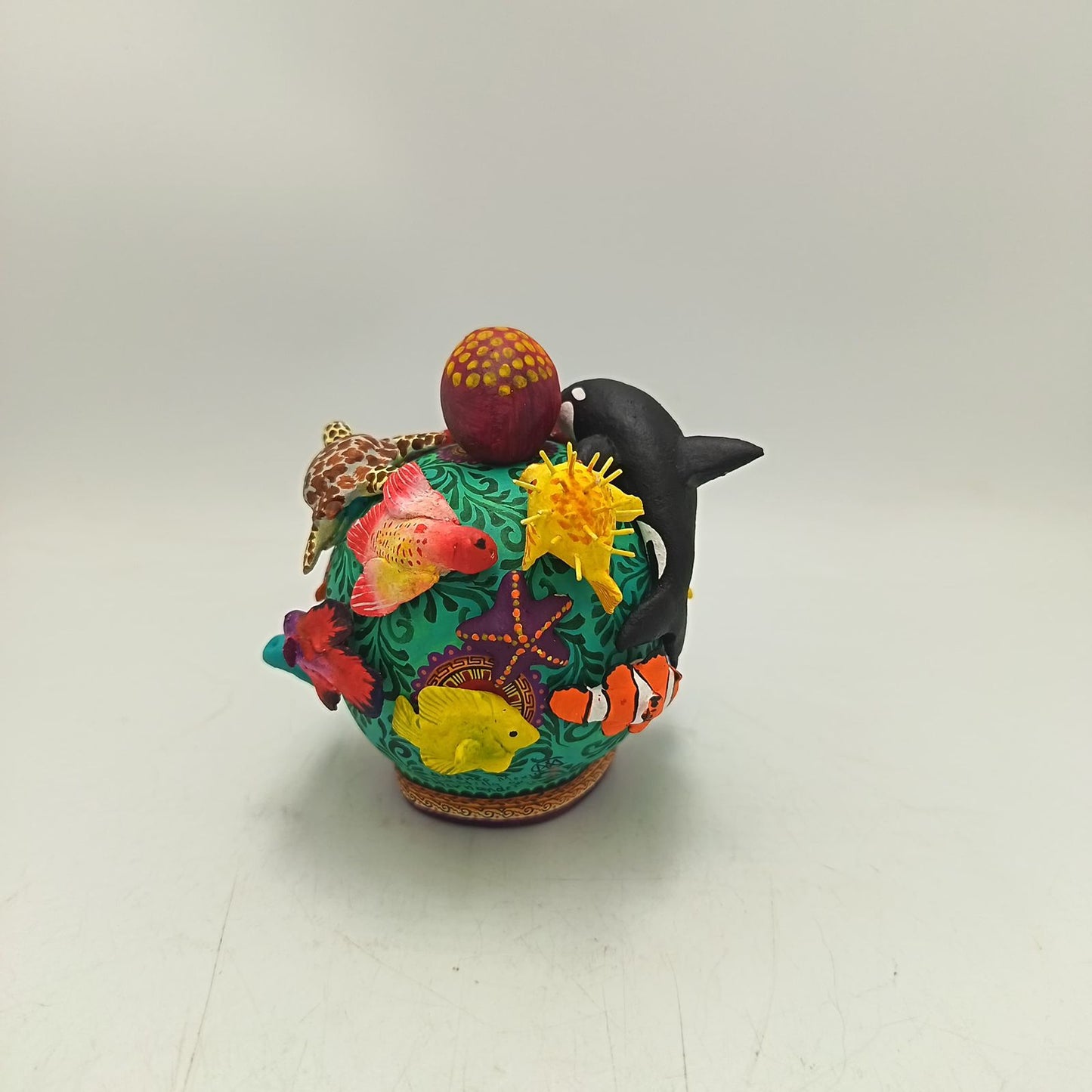 Day Of the Dead Ceramics Ocean Skull By Alfonso Castillo PP9362