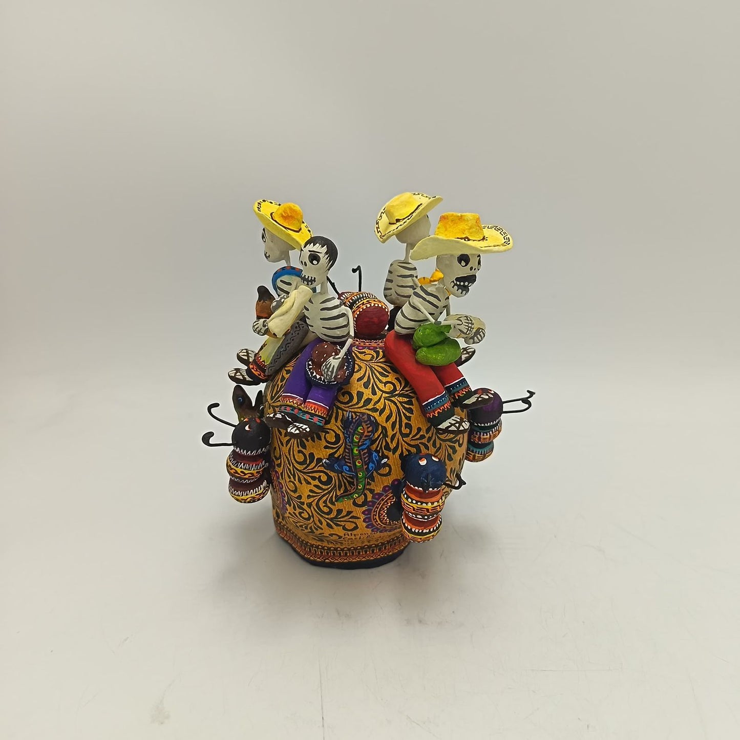 Day Of the Dead Ceramics Skull By Alfonso Castillo PP9364