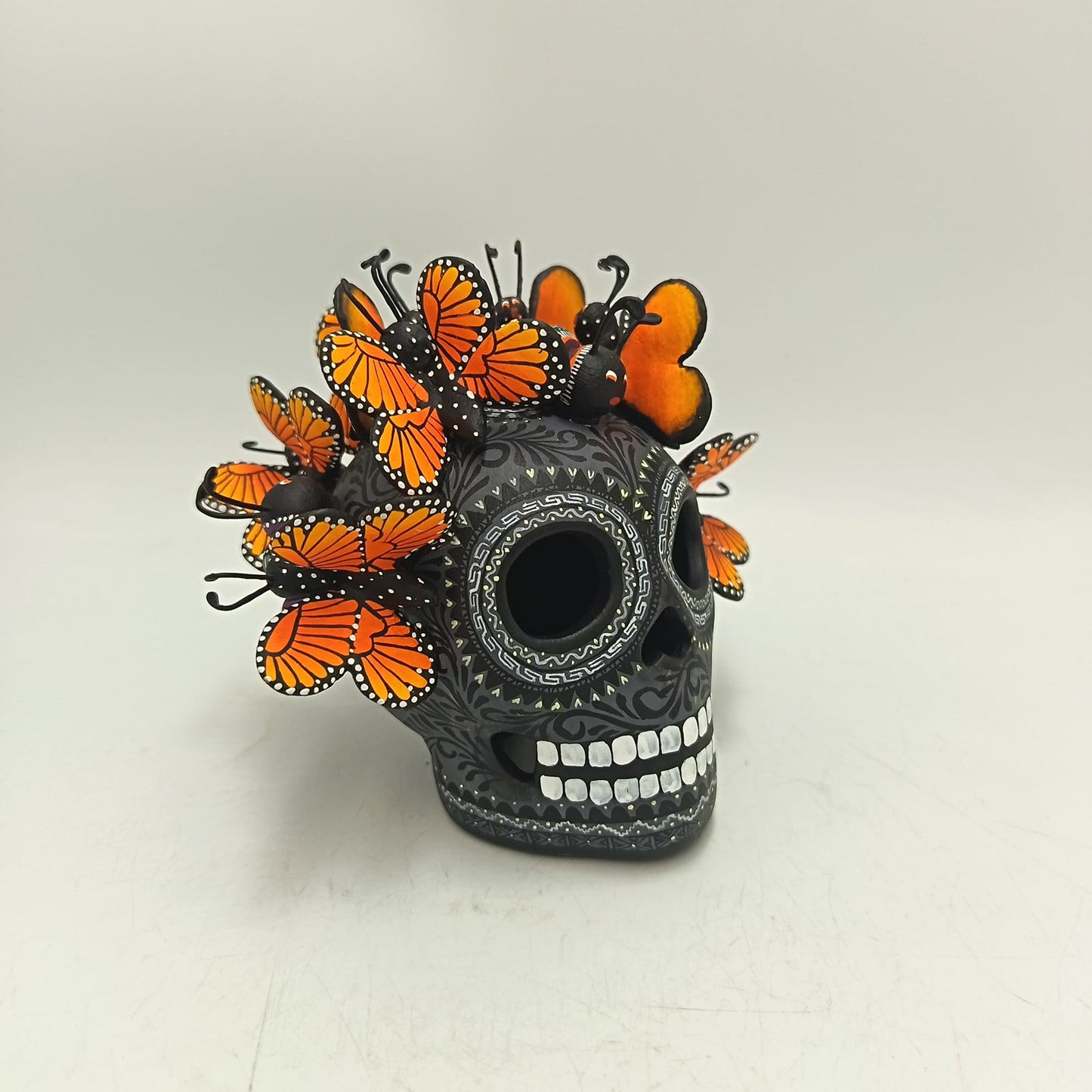 Day Of the Dead Ceramics Skull By Alfonso Castillo PP9366