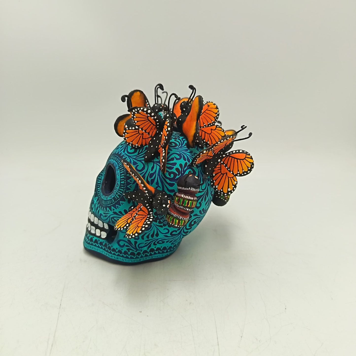 Day Of the Dead Ceramics Skull By Alfonso Castillo PP9367