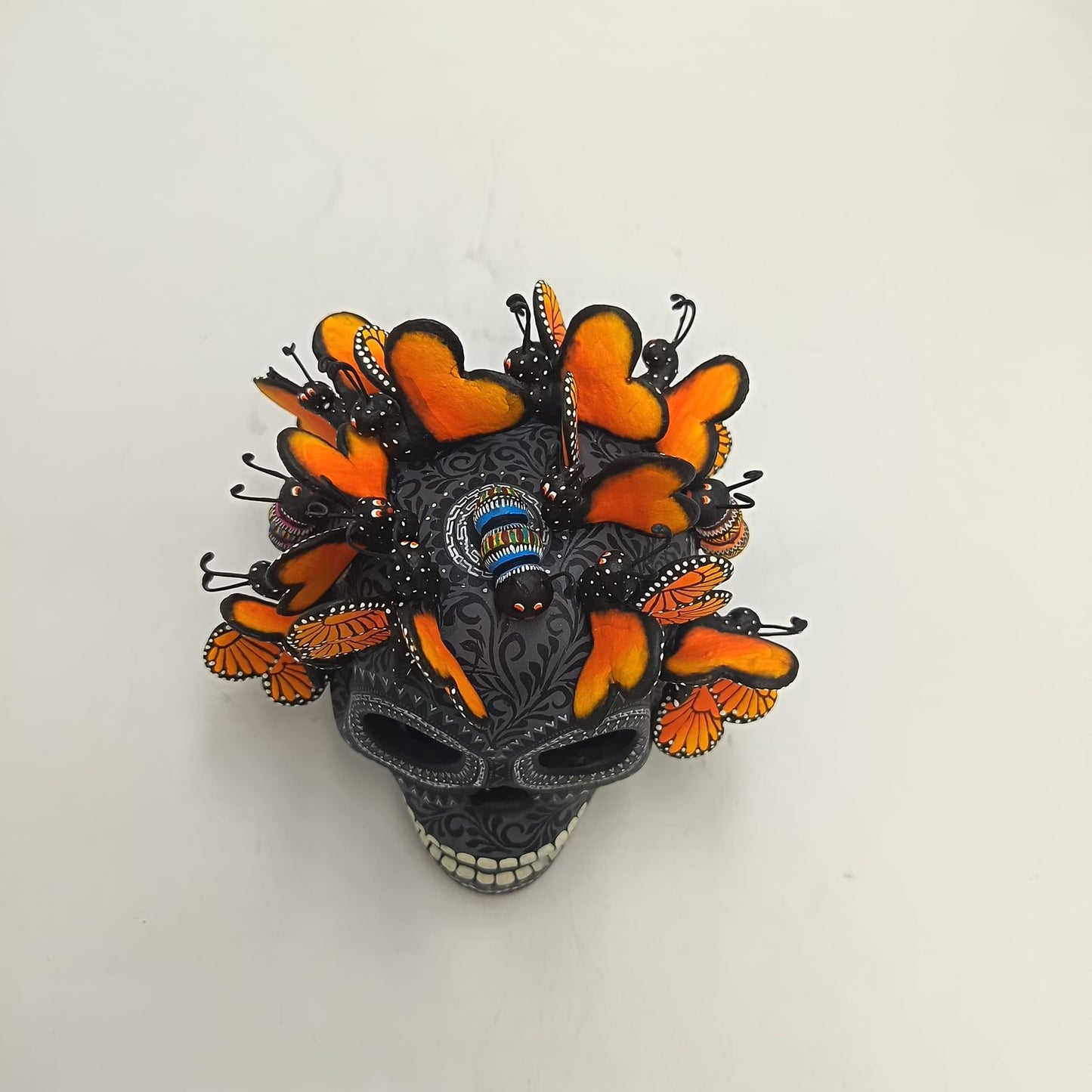 Skull Day Of the Dead Ceramics By Alfonso Castillo Hernandez PP9369