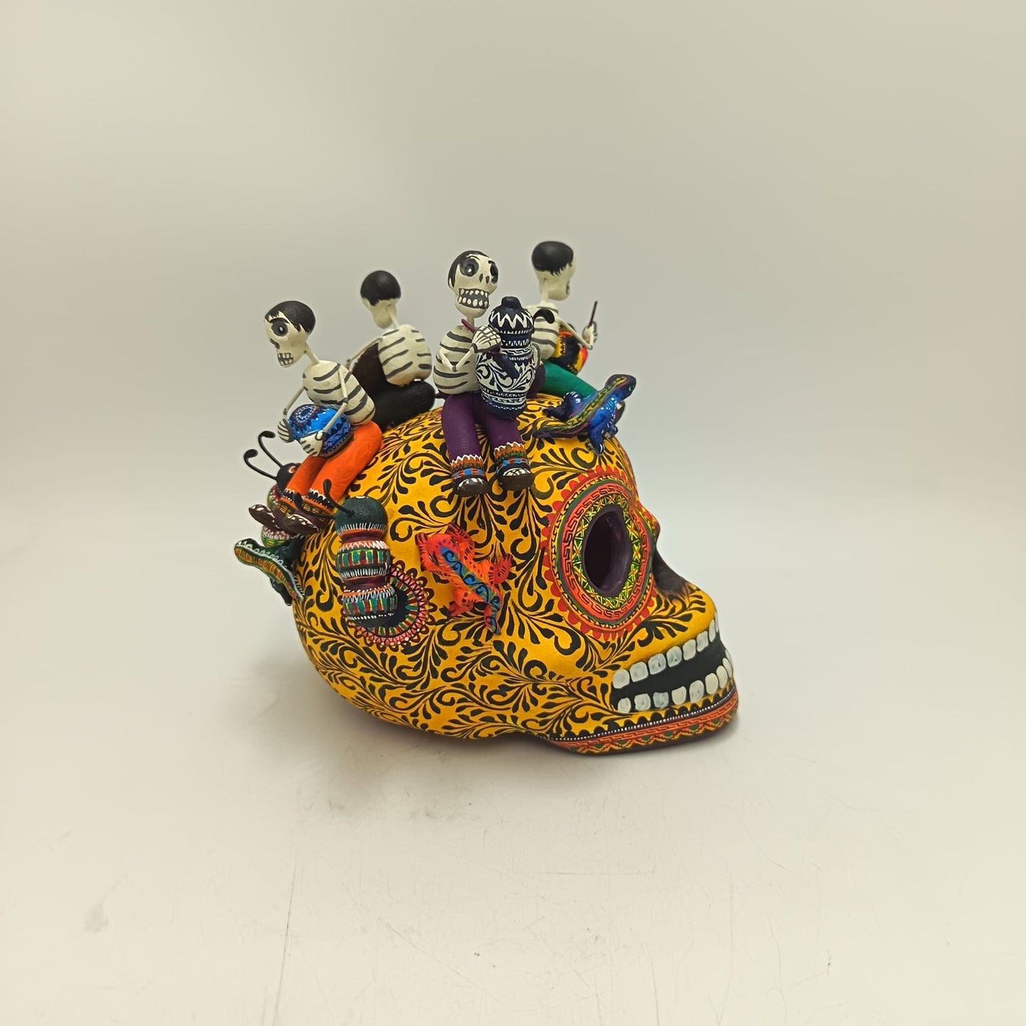 Skull Day Of the Dead Ceramics By Alfonso Castillo Hernandez PP9370