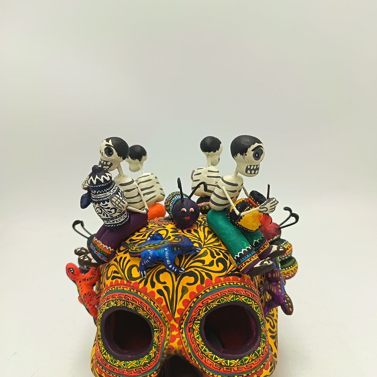 Skull Day Of the Dead Ceramics By Alfonso Castillo Hernandez PP9370