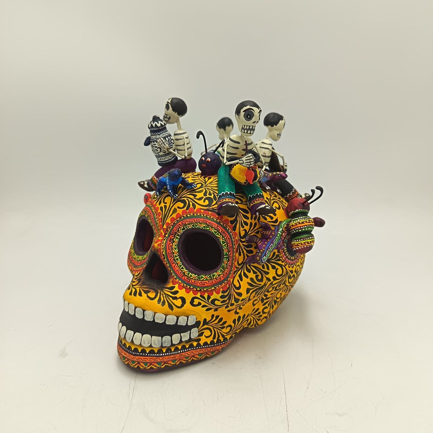 Skull Day Of the Dead Ceramics By Alfonso Castillo Hernandez PP9370