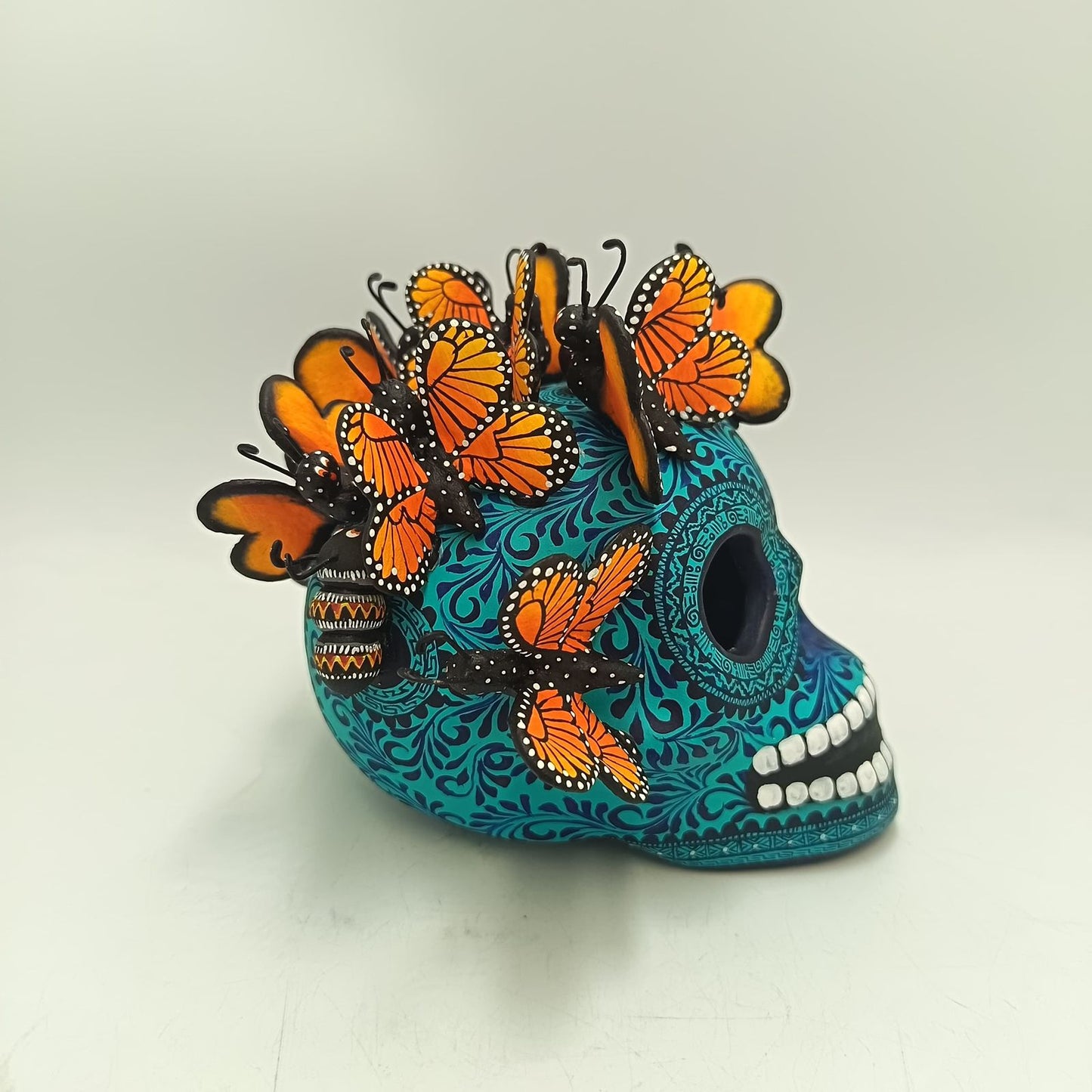 Skull Day Of the Dead Ceramics By Alfonso Castillo Hernandez PP9374