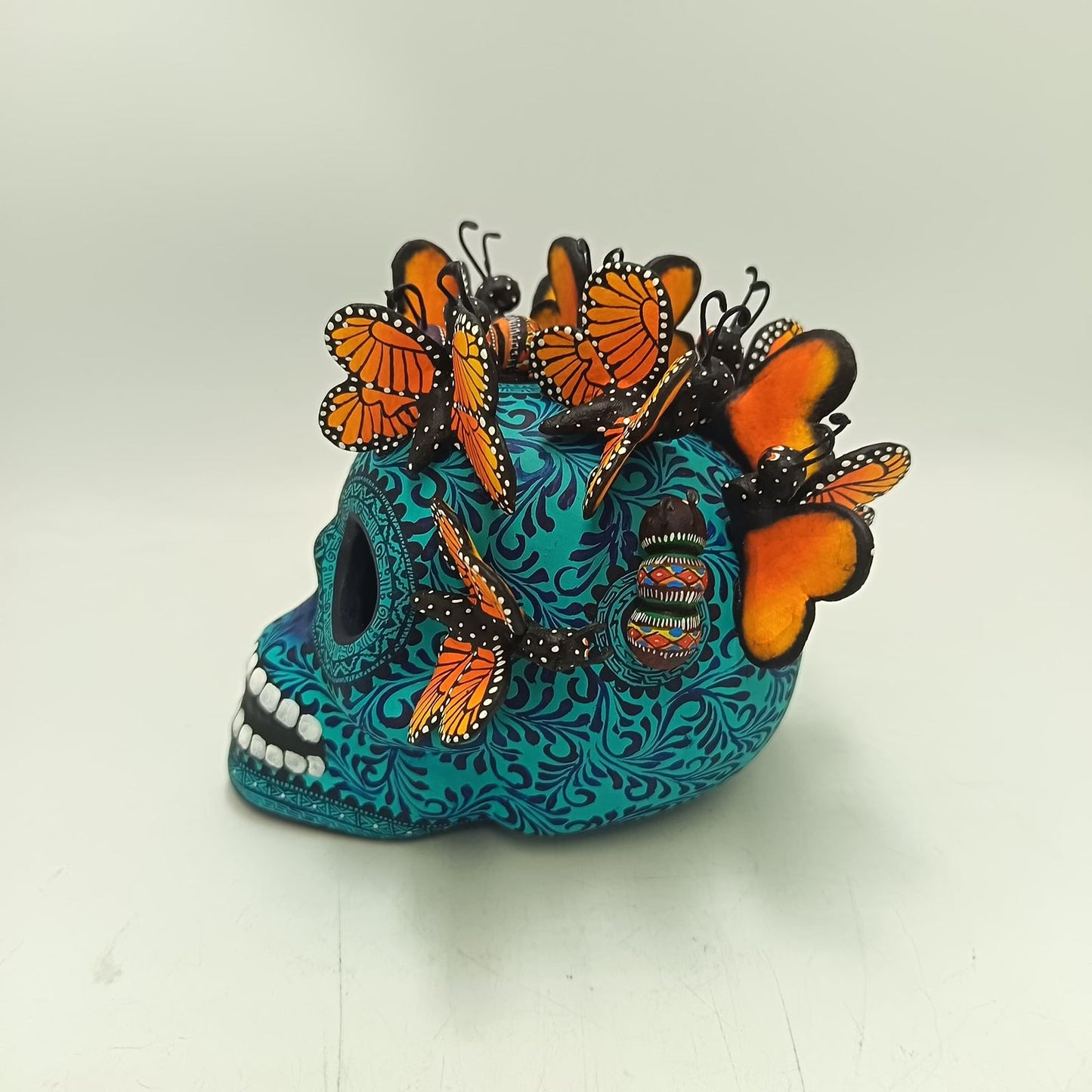 Skull Day Of the Dead Ceramics By Alfonso Castillo Hernandez PP9374