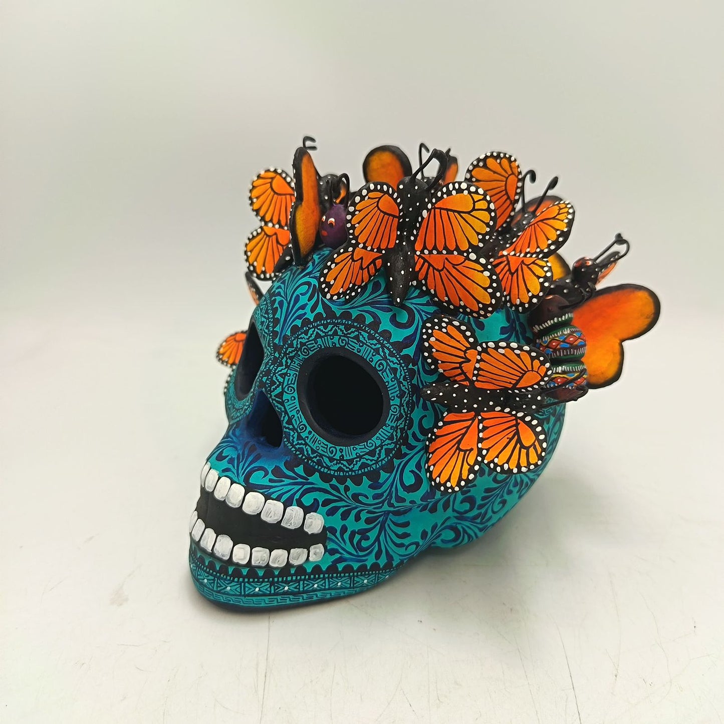Skull Day Of the Dead Ceramics By Alfonso Castillo Hernandez PP9374