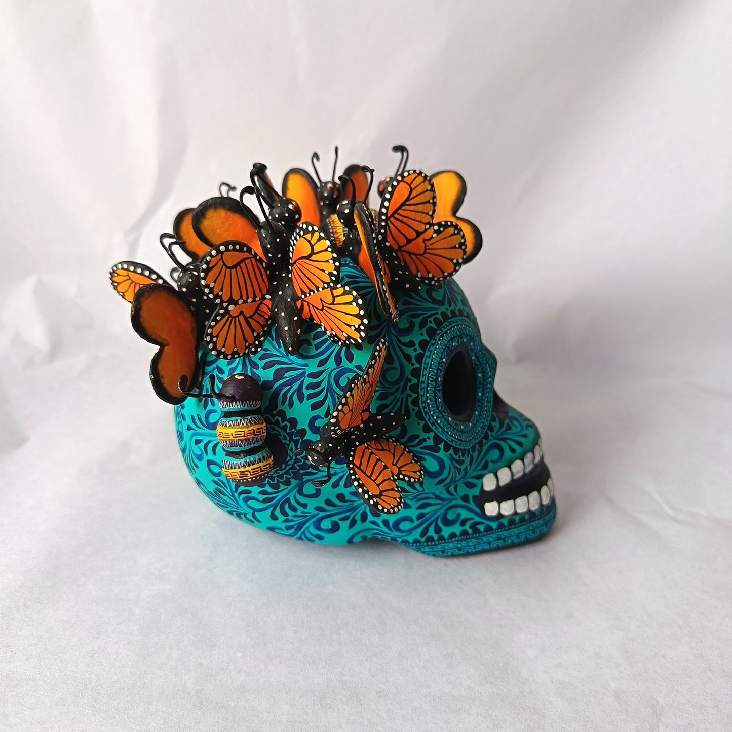 Skull Day Of the Dead Ceramics By Alfonso Castillo Hernandez PP9371