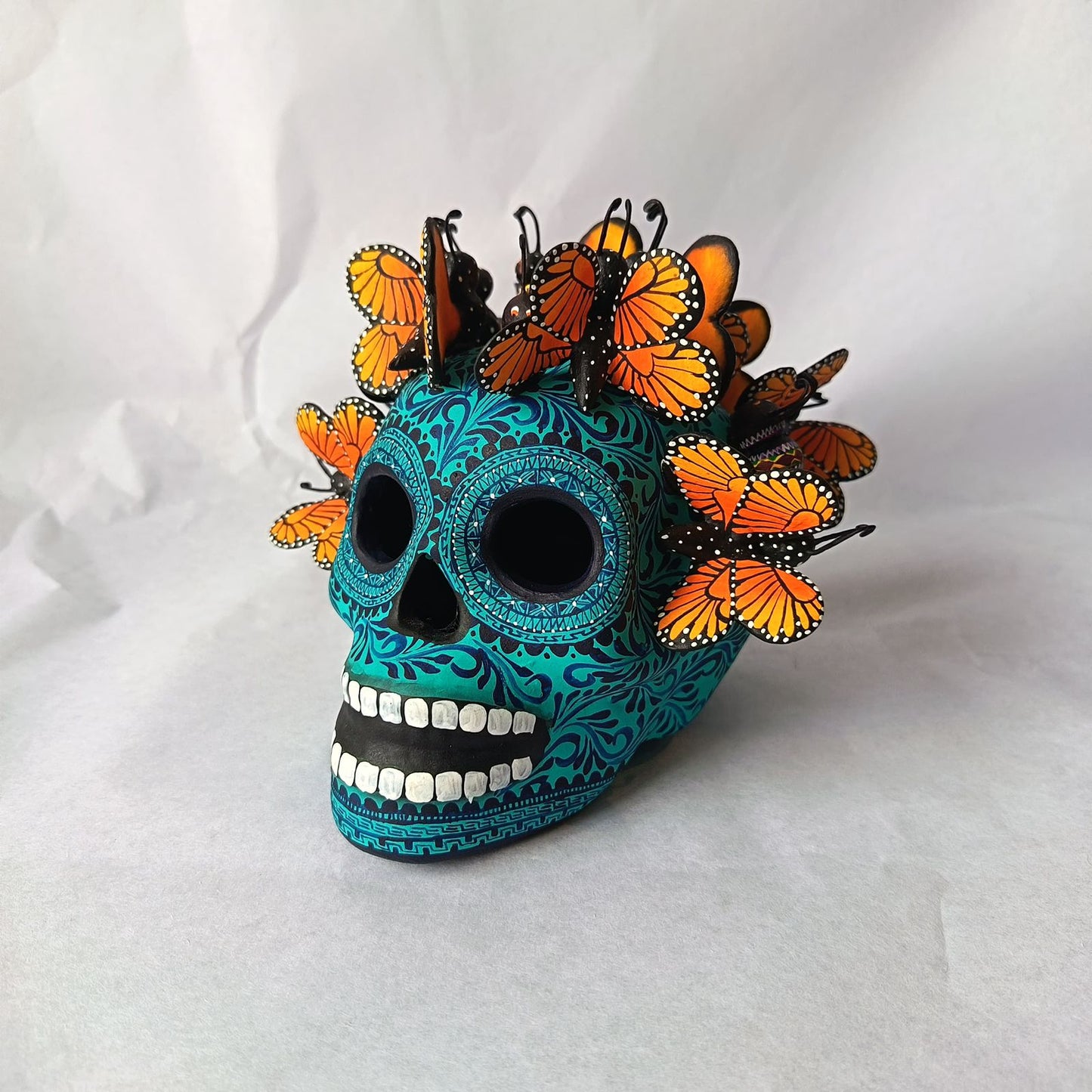 Skull Day Of the Dead Ceramics By Alfonso Castillo Hernandez PP9371