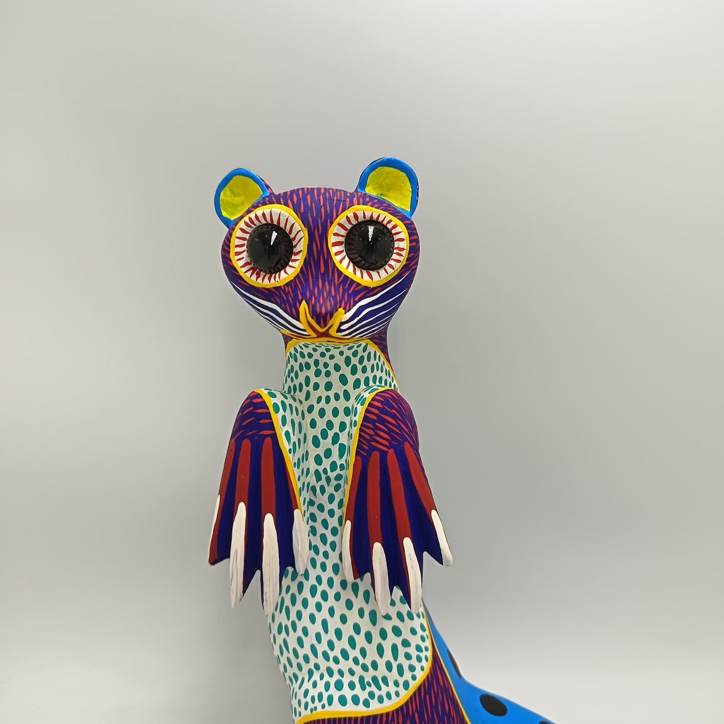 Oaxacan Wood Carving Otter By Arsenio Morales PP9451