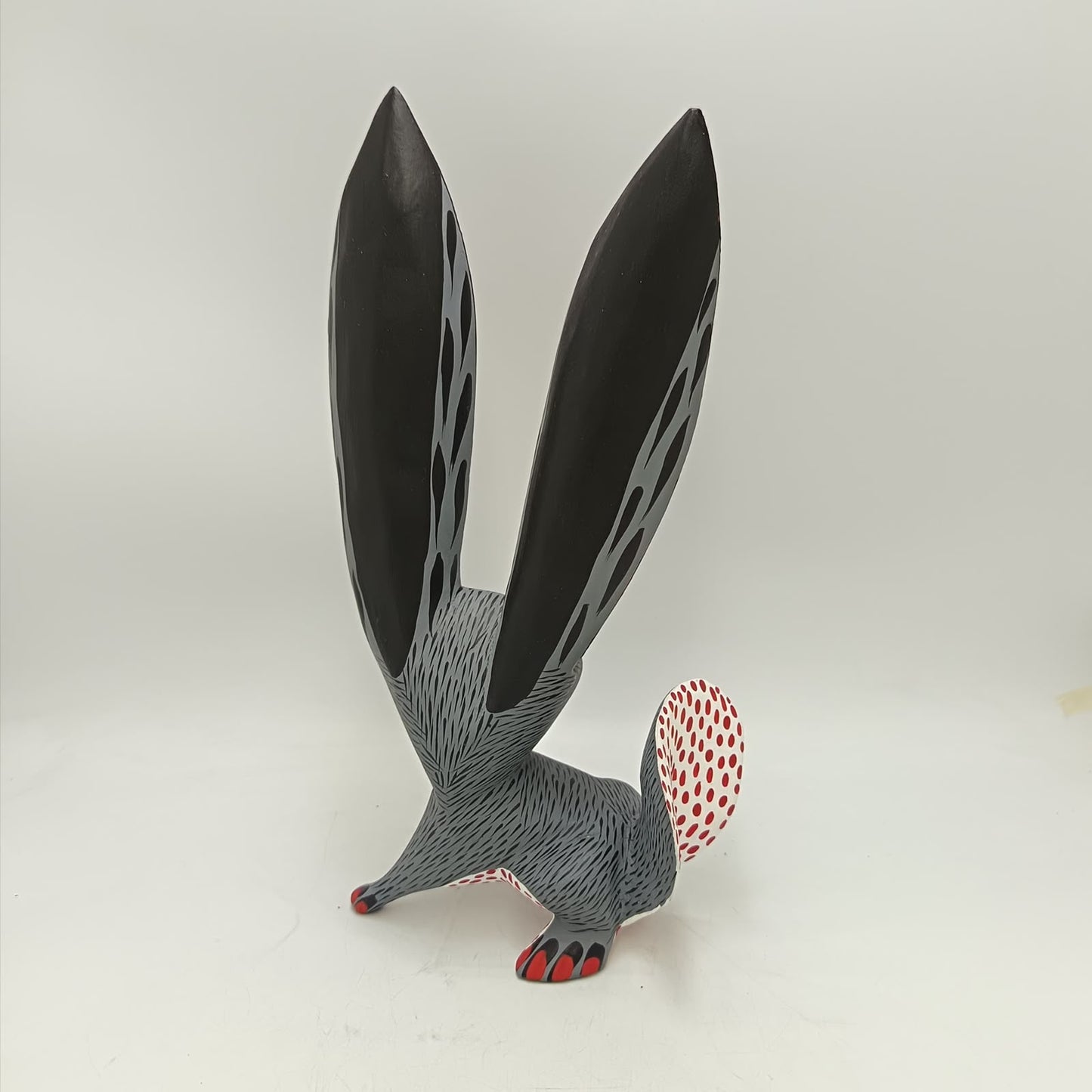 Oaxacan Wood Carving Rabbit By Arsenio Morales PP9455