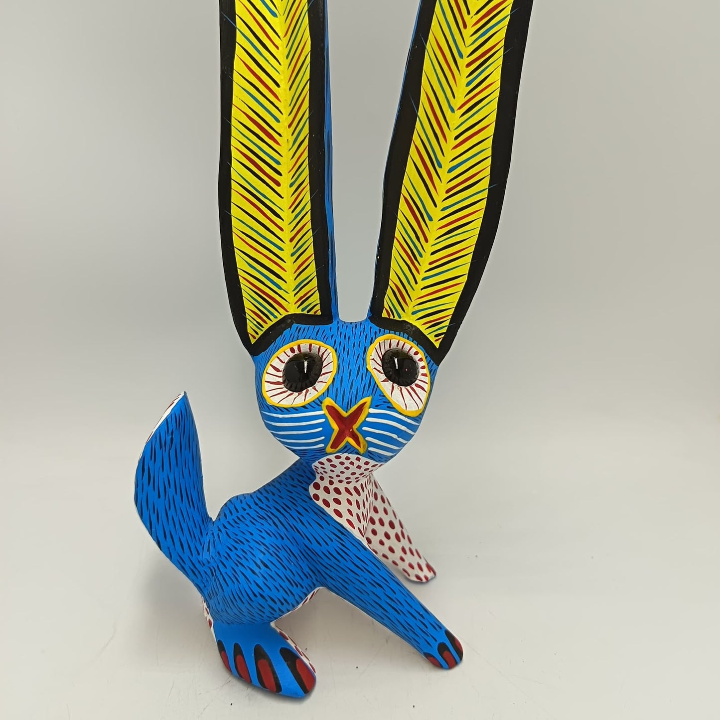 Oaxacan Wood Carving Rabbit By Arsenio Morales PP9456