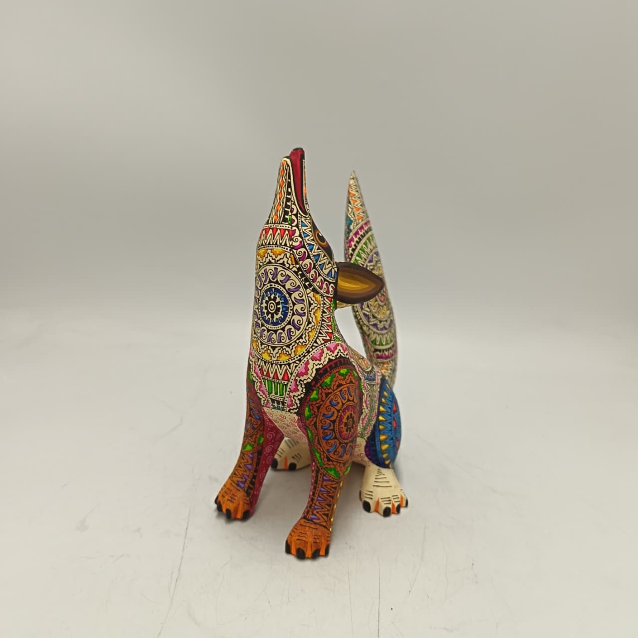 Mexican Oaxacan Wood Carving Alebrije Coyote By Origen Nativo PP9459