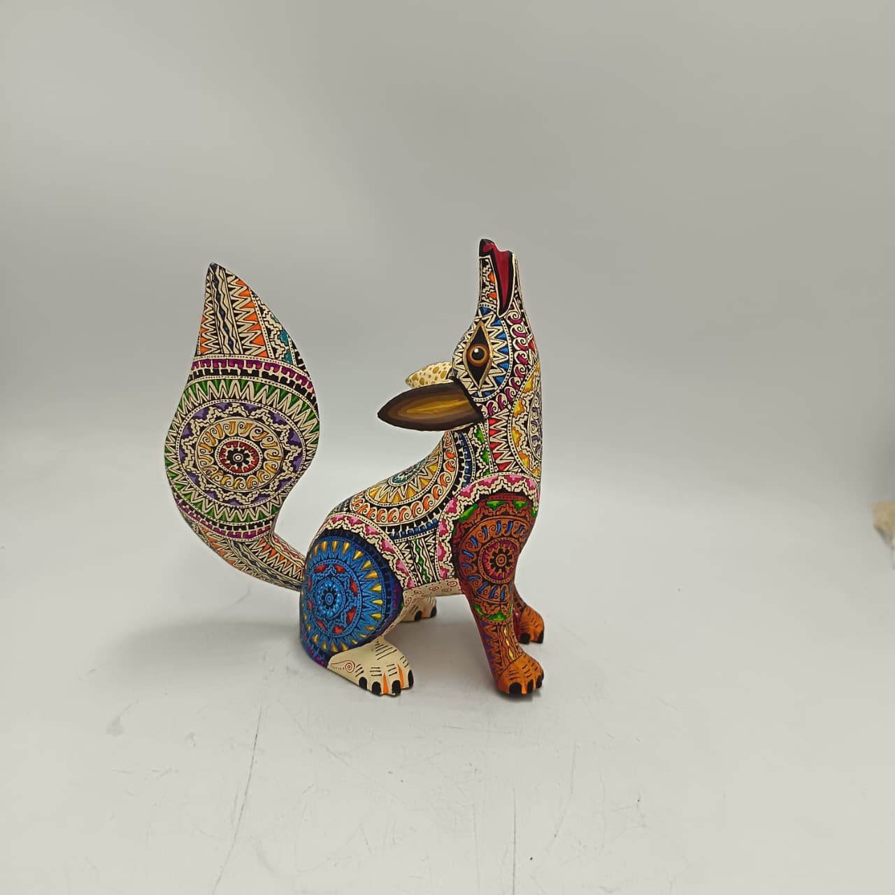 Mexican Oaxacan Wood Carving Alebrije Coyote By Origen Nativo PP9459