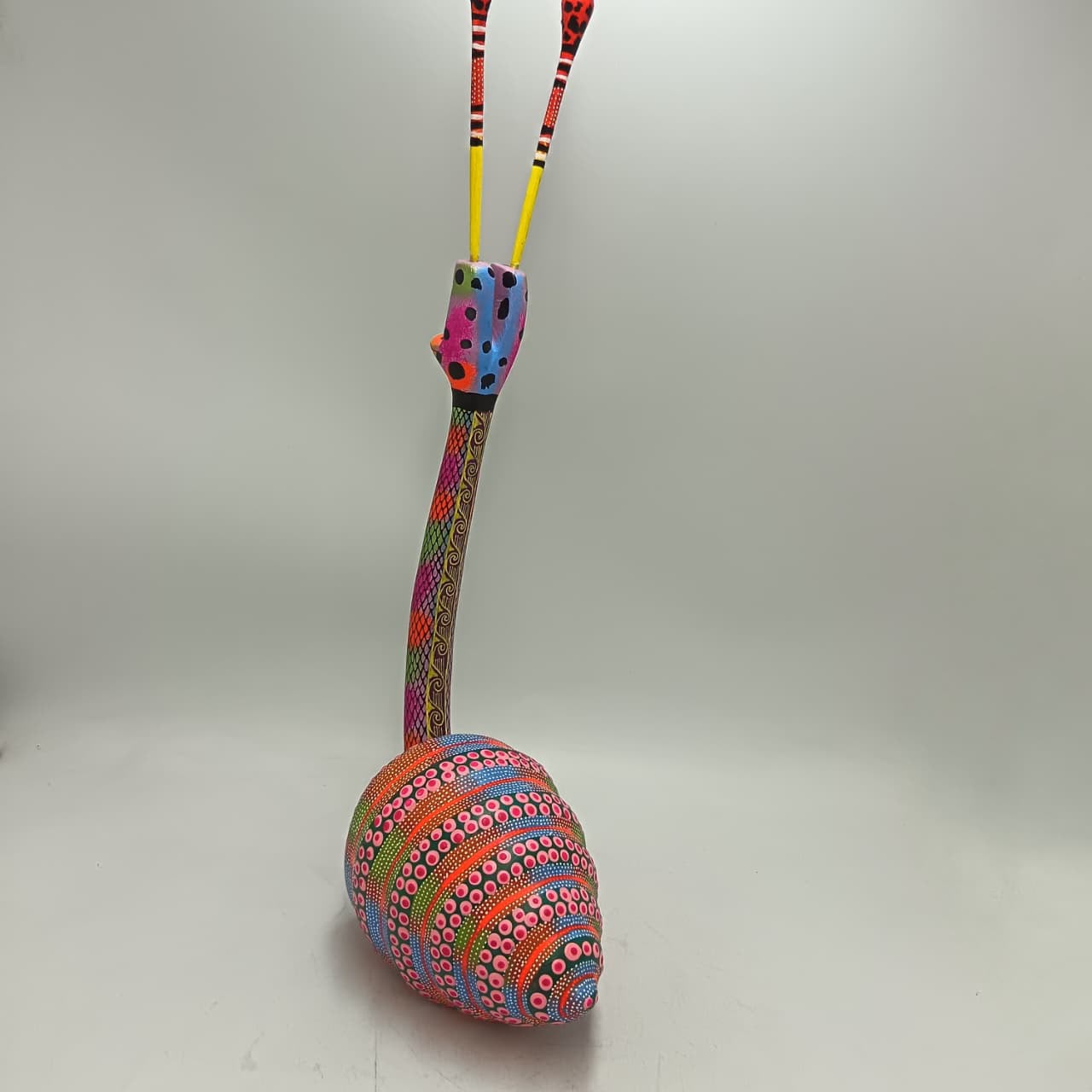 Mexican Oaxacan Wood Carving Snail By David Blas PP9458